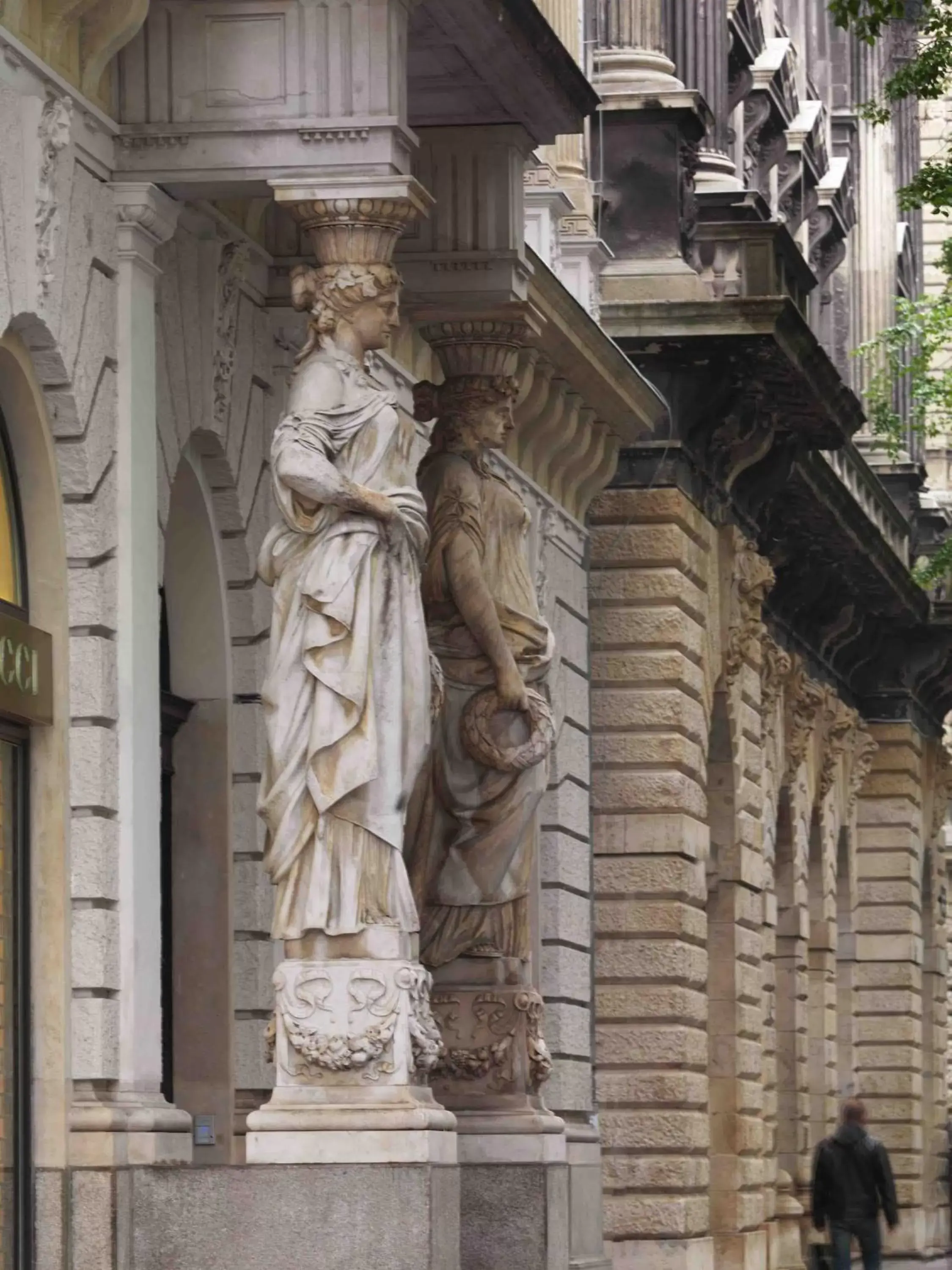 Facade/entrance in Four Seasons Hotel Gresham Palace Budapest