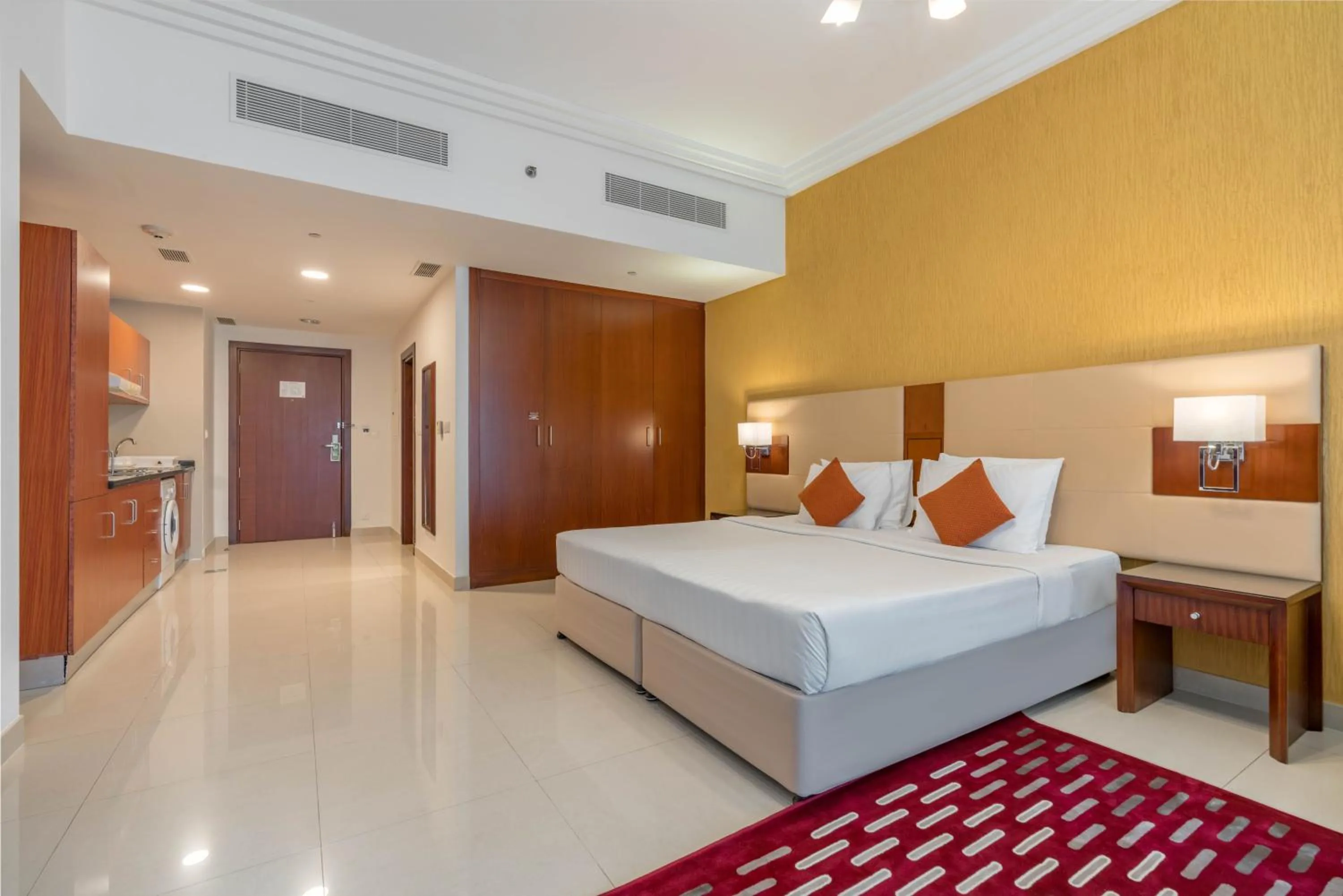 Bed in Star Metro Deira Hotel Apartments