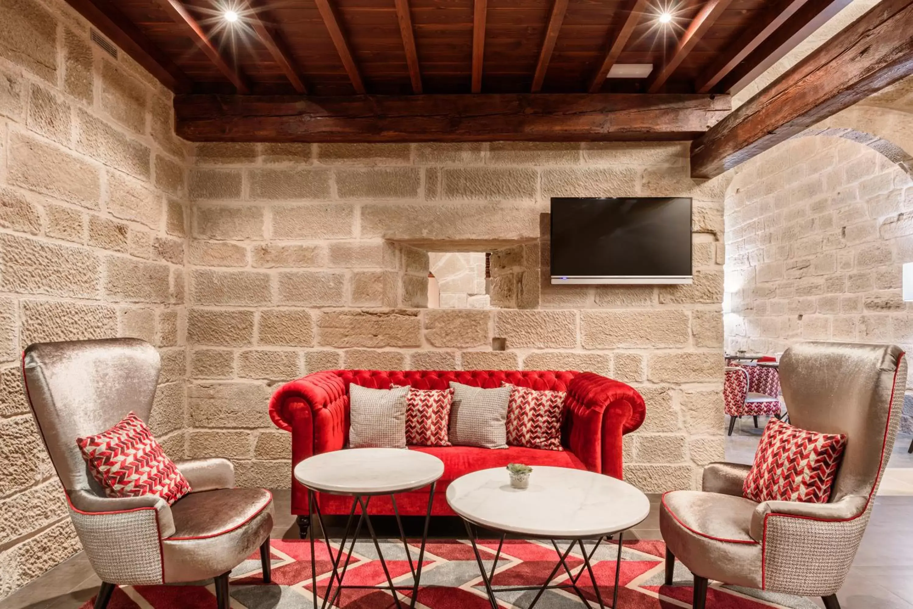 Communal lounge/ TV room, Seating Area in Eurostars Fuerte Ruavieja