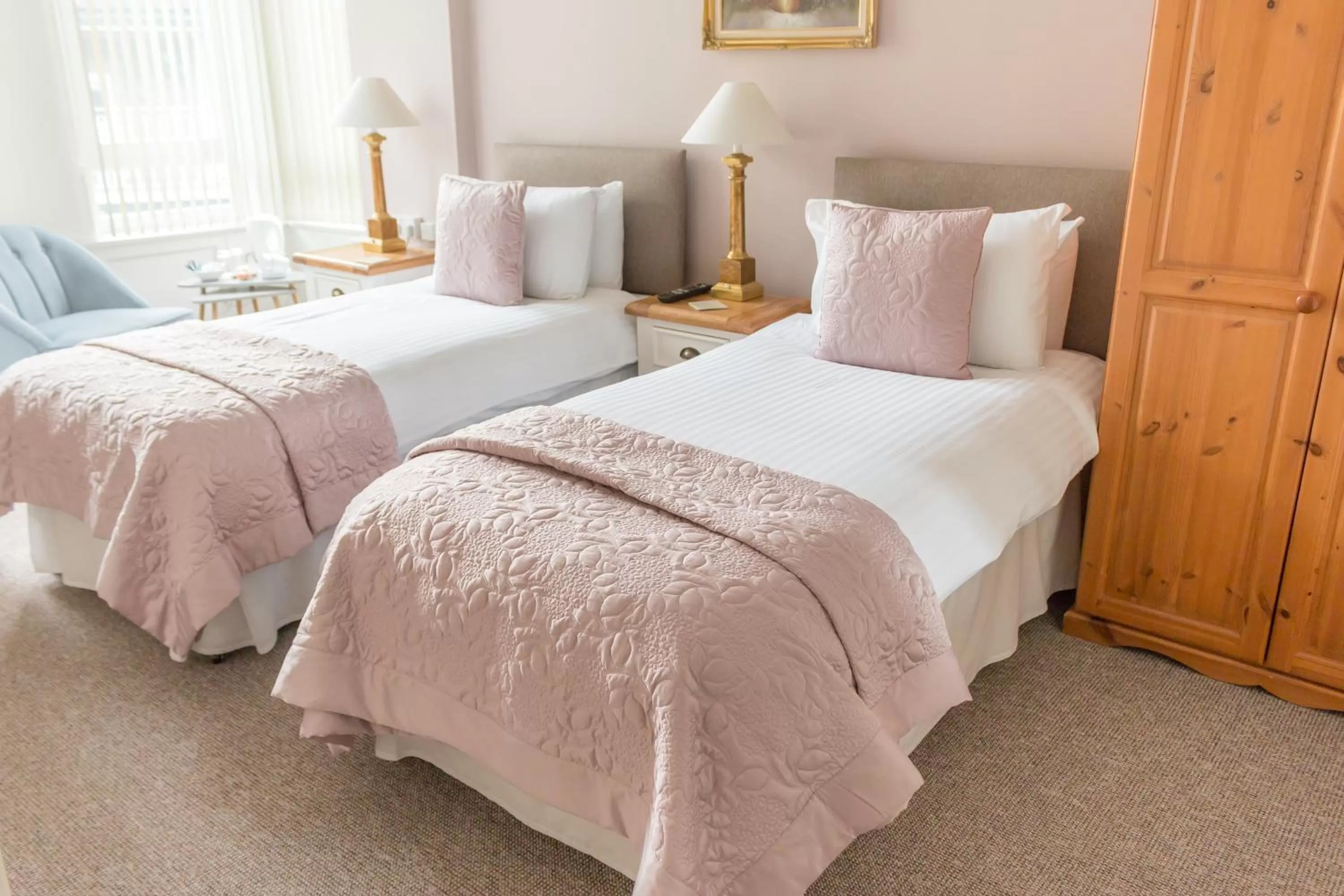 Bed in The Hawick Hotel