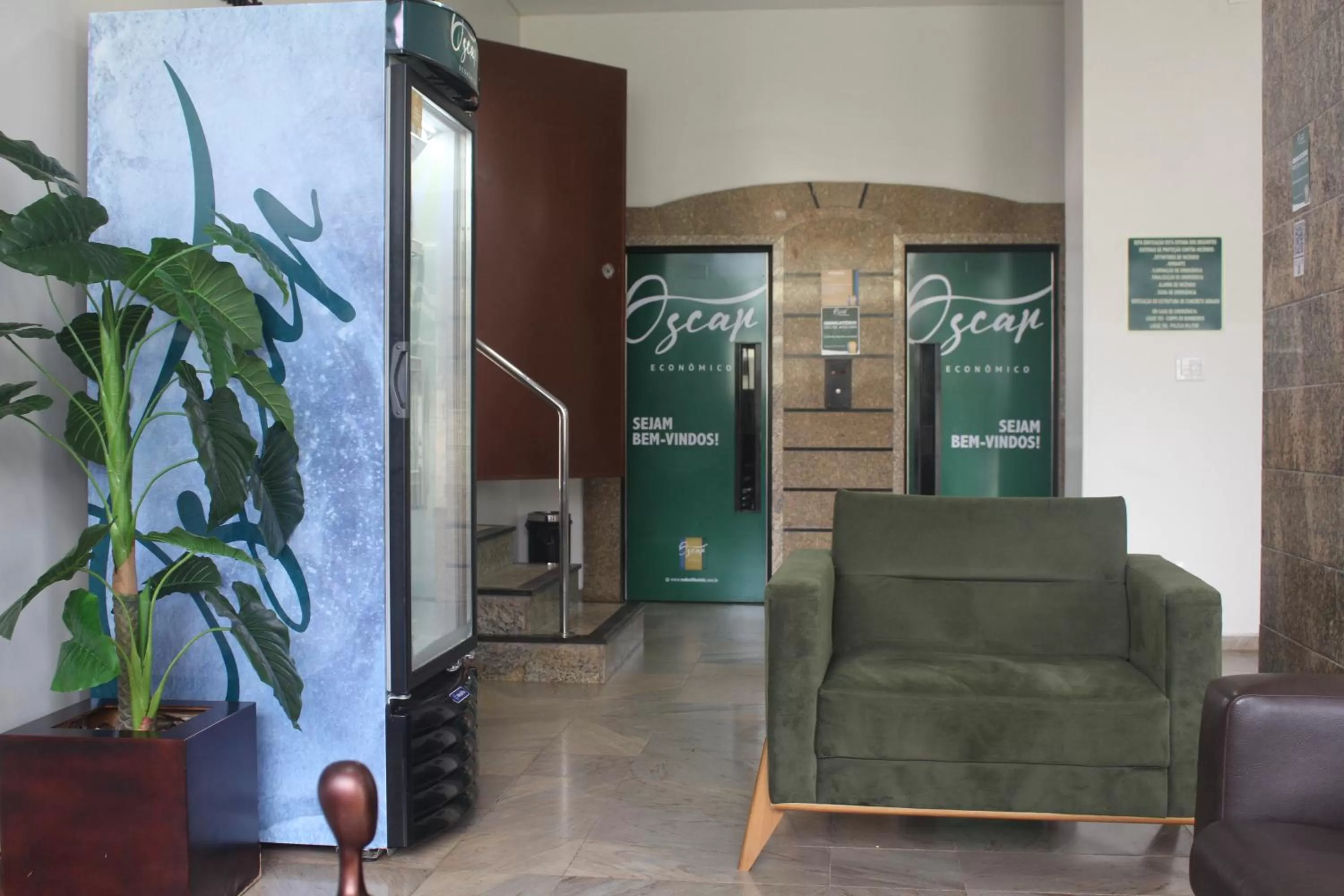 Lobby or reception in Hotel Oscar Econômico Montes Claros