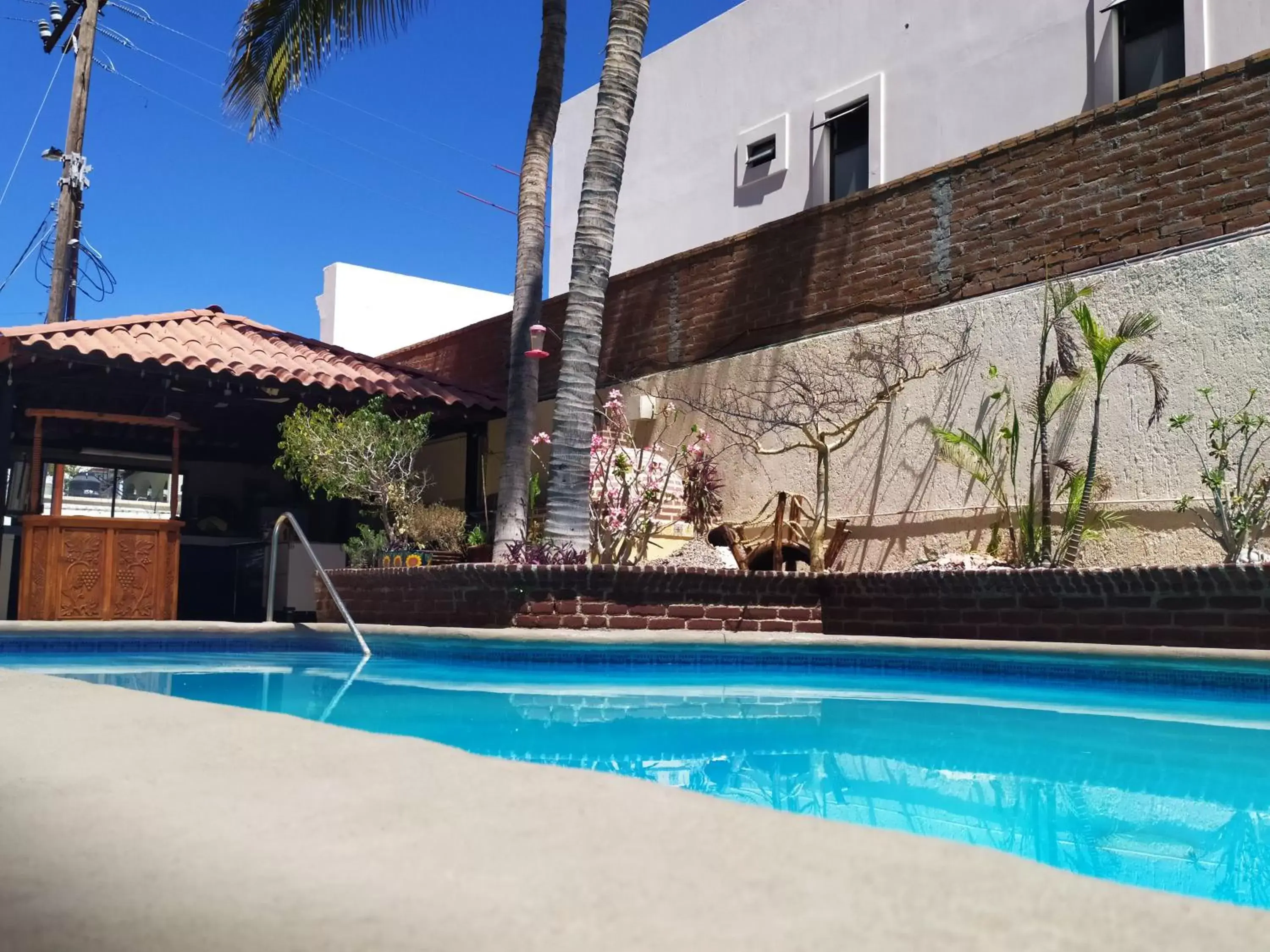Restaurant/places to eat, Swimming Pool in Las Gaviotas Condo-Hotel La Paz BCS