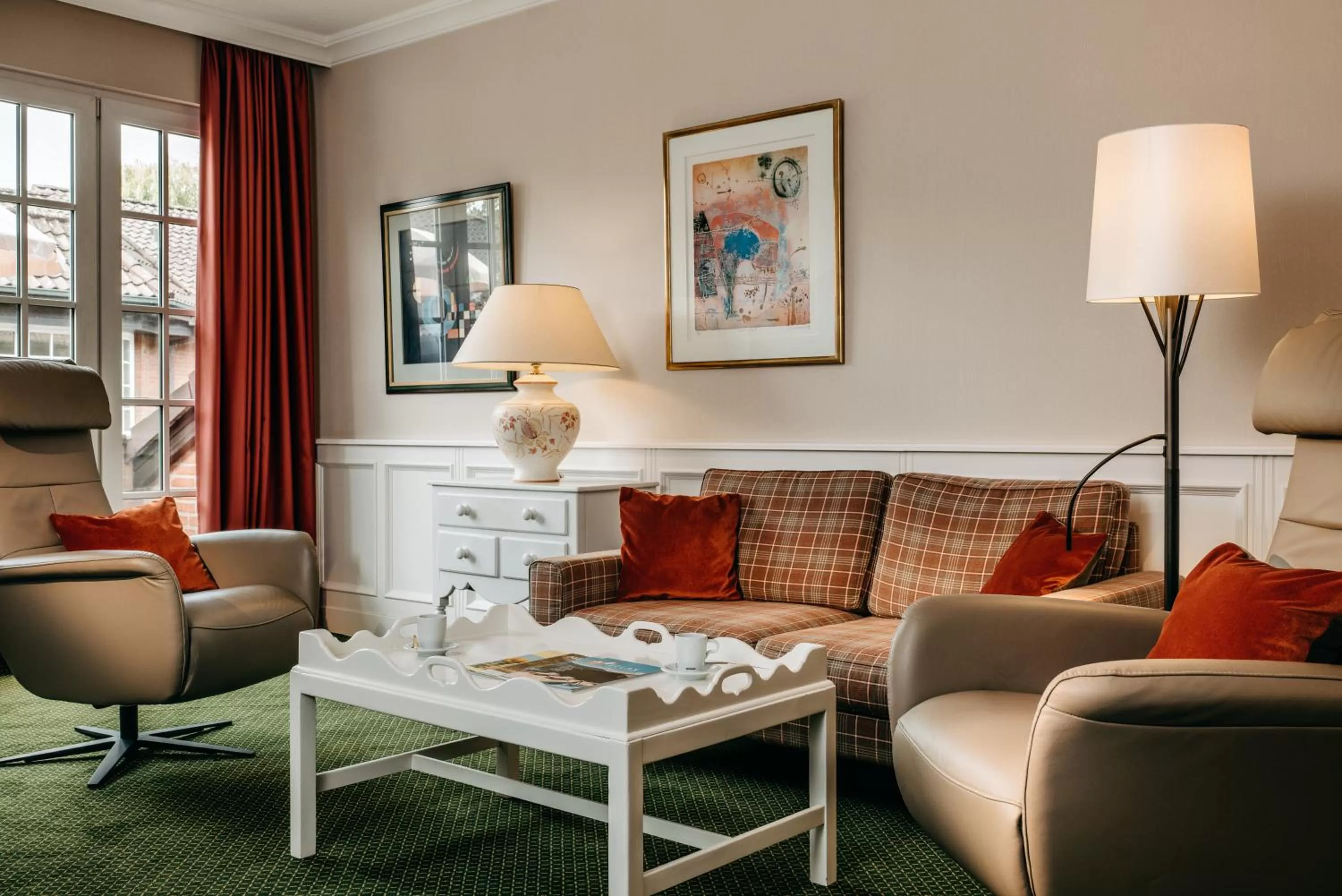 Seating area in Romantik Hotel Jagdhaus Eiden am See