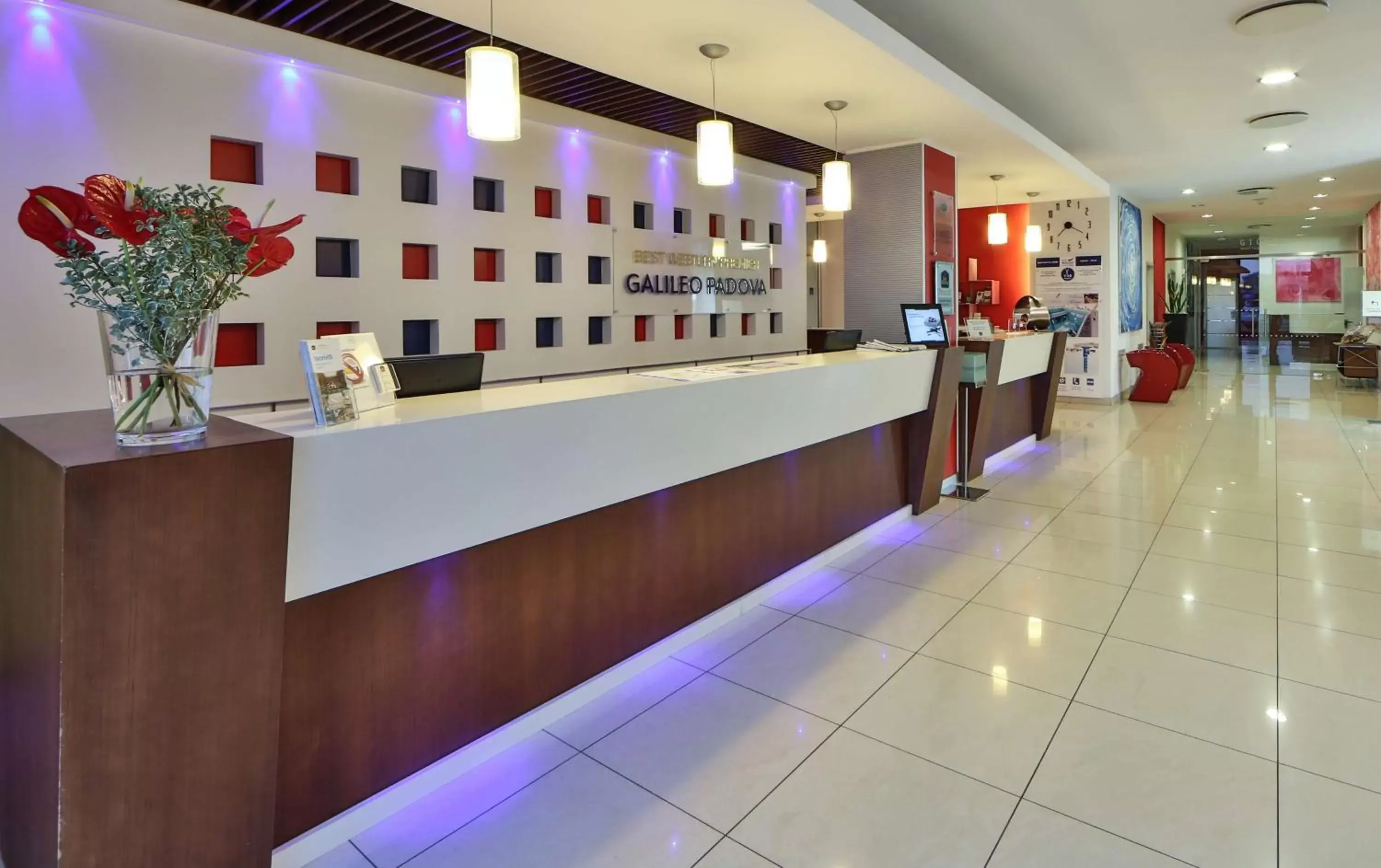 Lobby or reception in Best Western Plus Hotel Galileo Padova