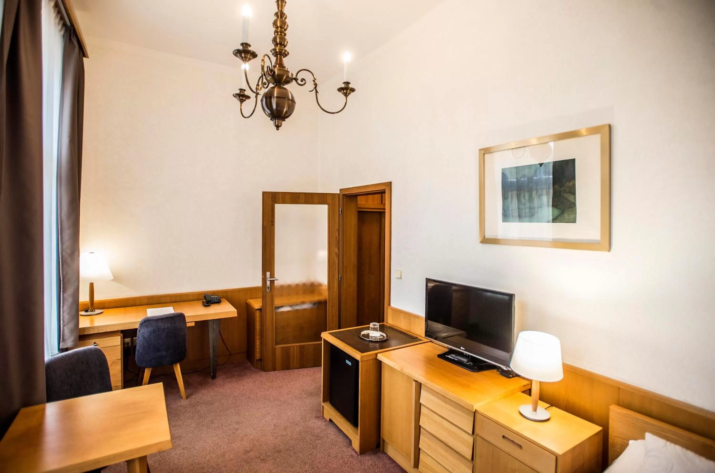 Seating area in Opitzův dům