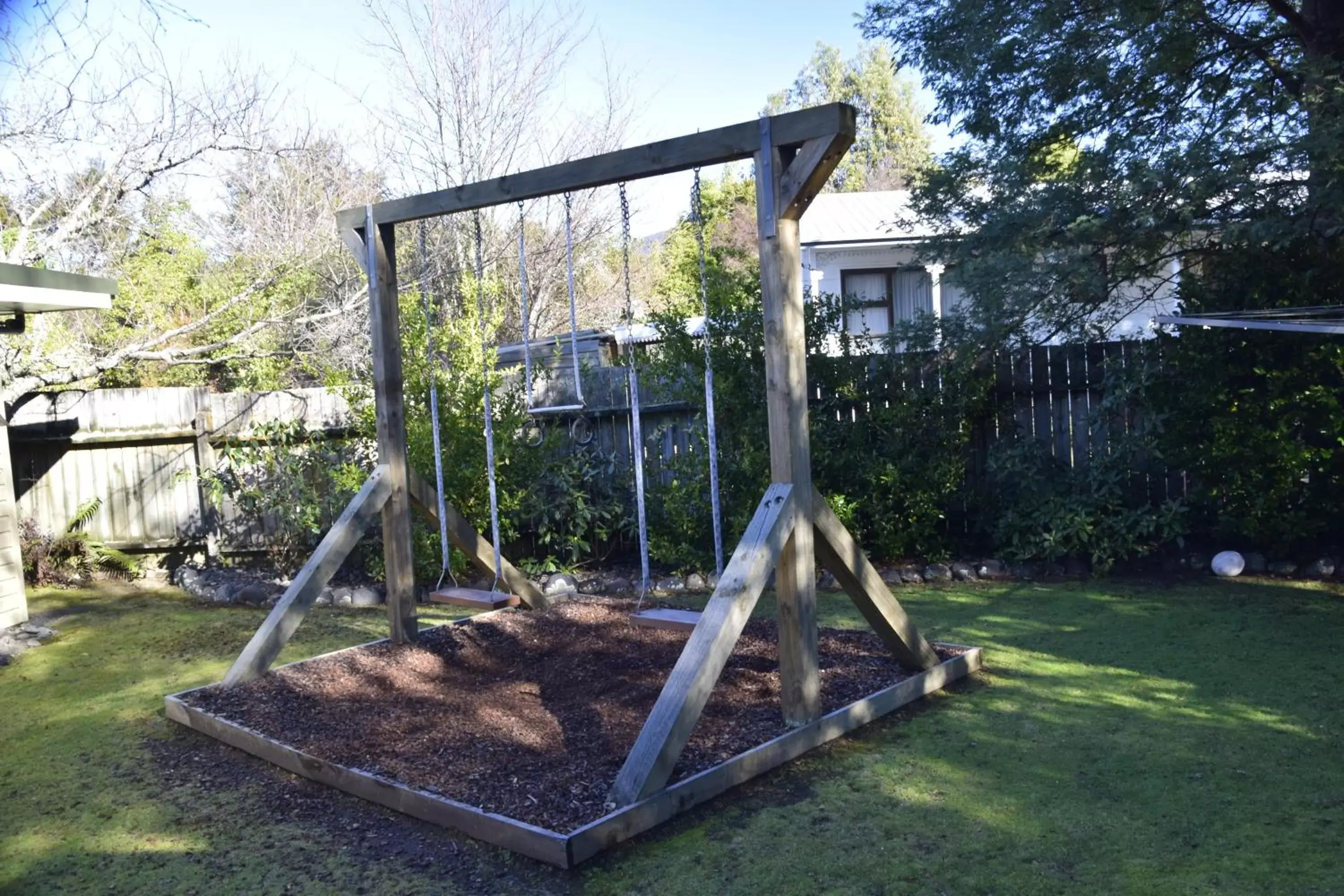 Children play ground, Children's Play Area in Judges Pool Motel Turangi