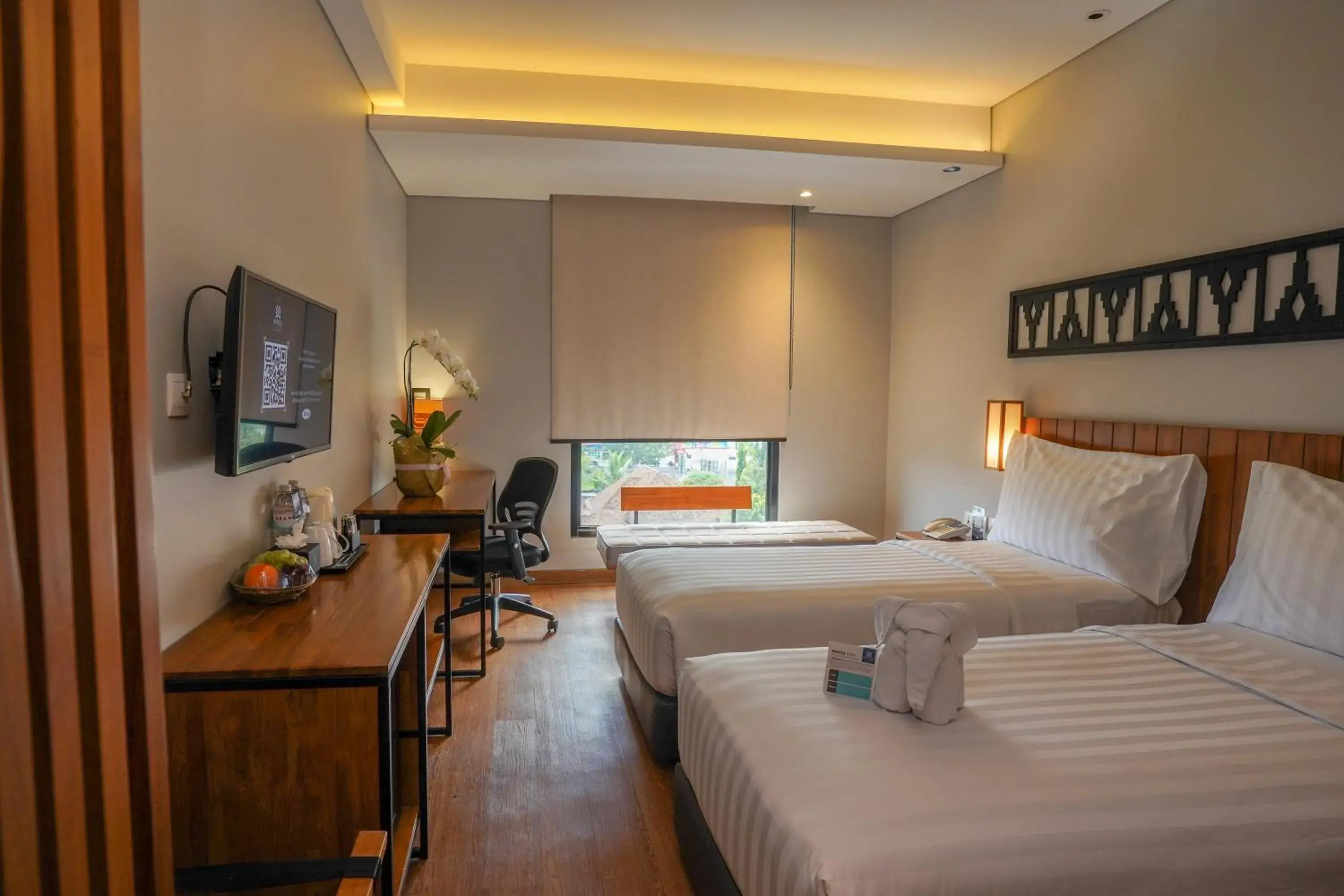 Bed in Batiqa Hotel Lampung