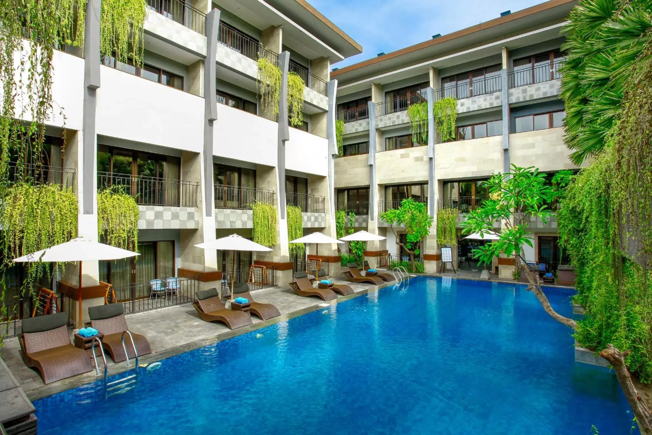 Property building, Swimming Pool in Solia Legian Bali