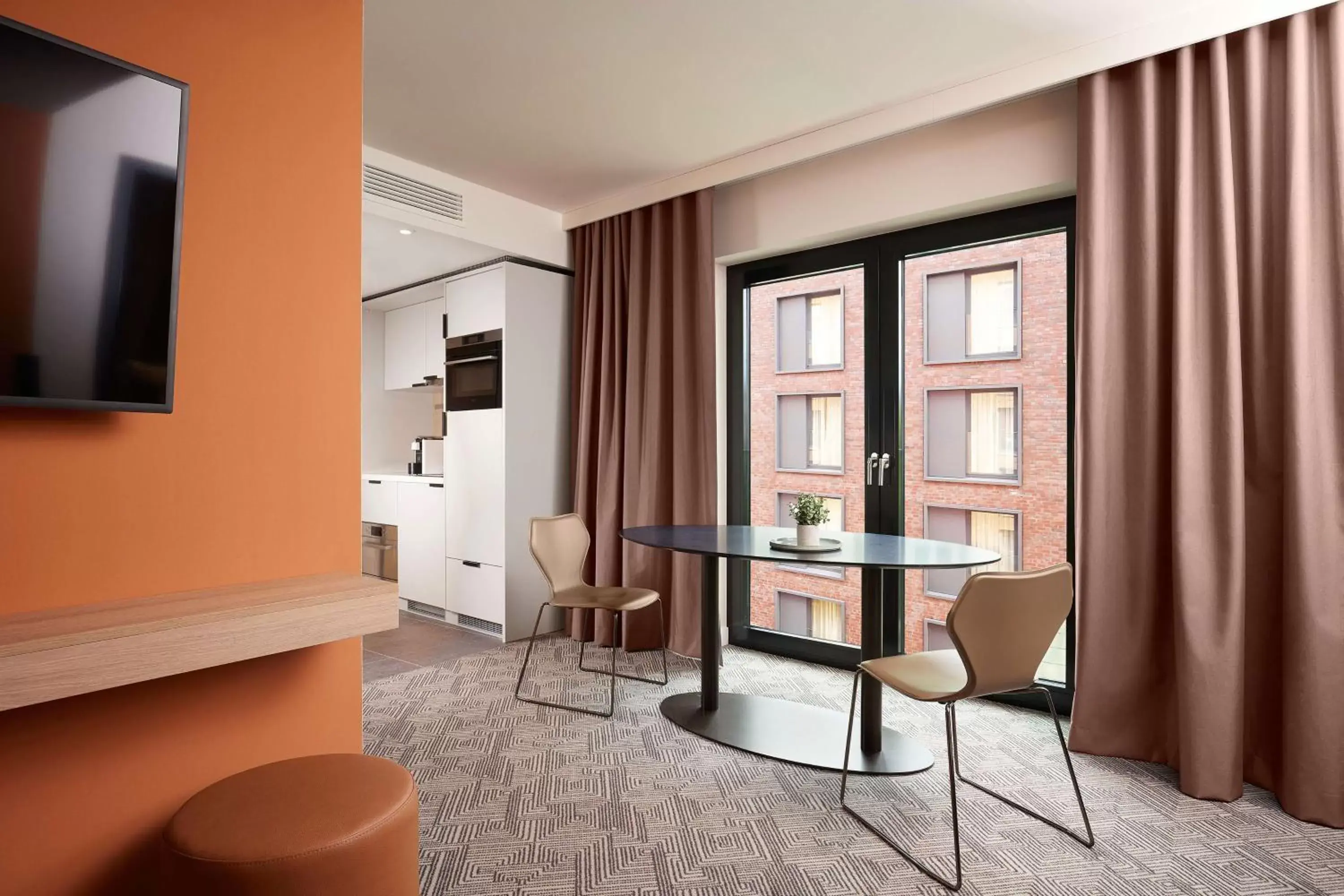 Bedroom in Adina Apartment Hotel Dusseldorf Bedroom in Adina Apartment Hotel Dusseldorf