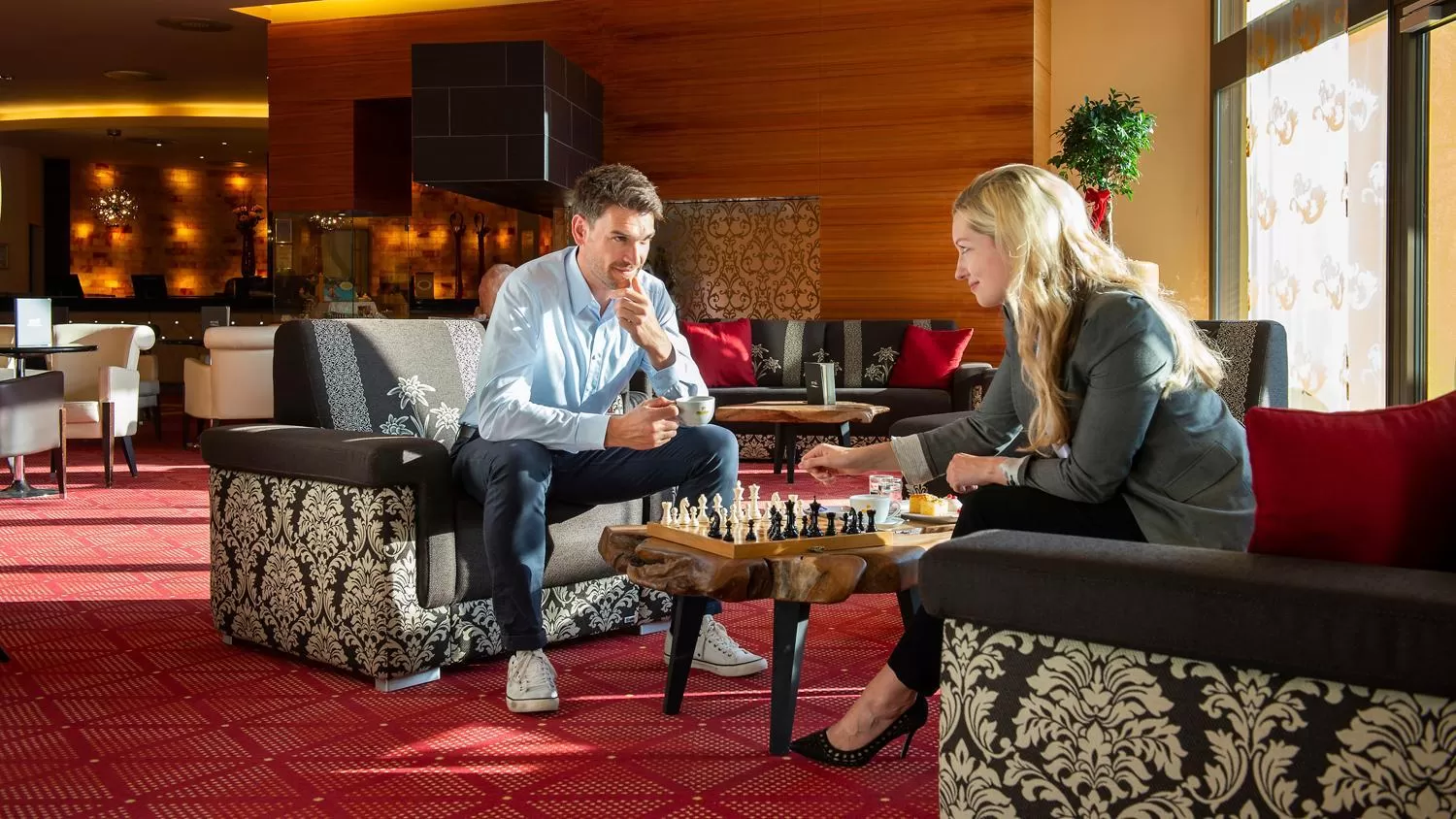 Lounge or bar in EurothermenResort Bad Ischl - Hotel Royal 4-Sterne Superior