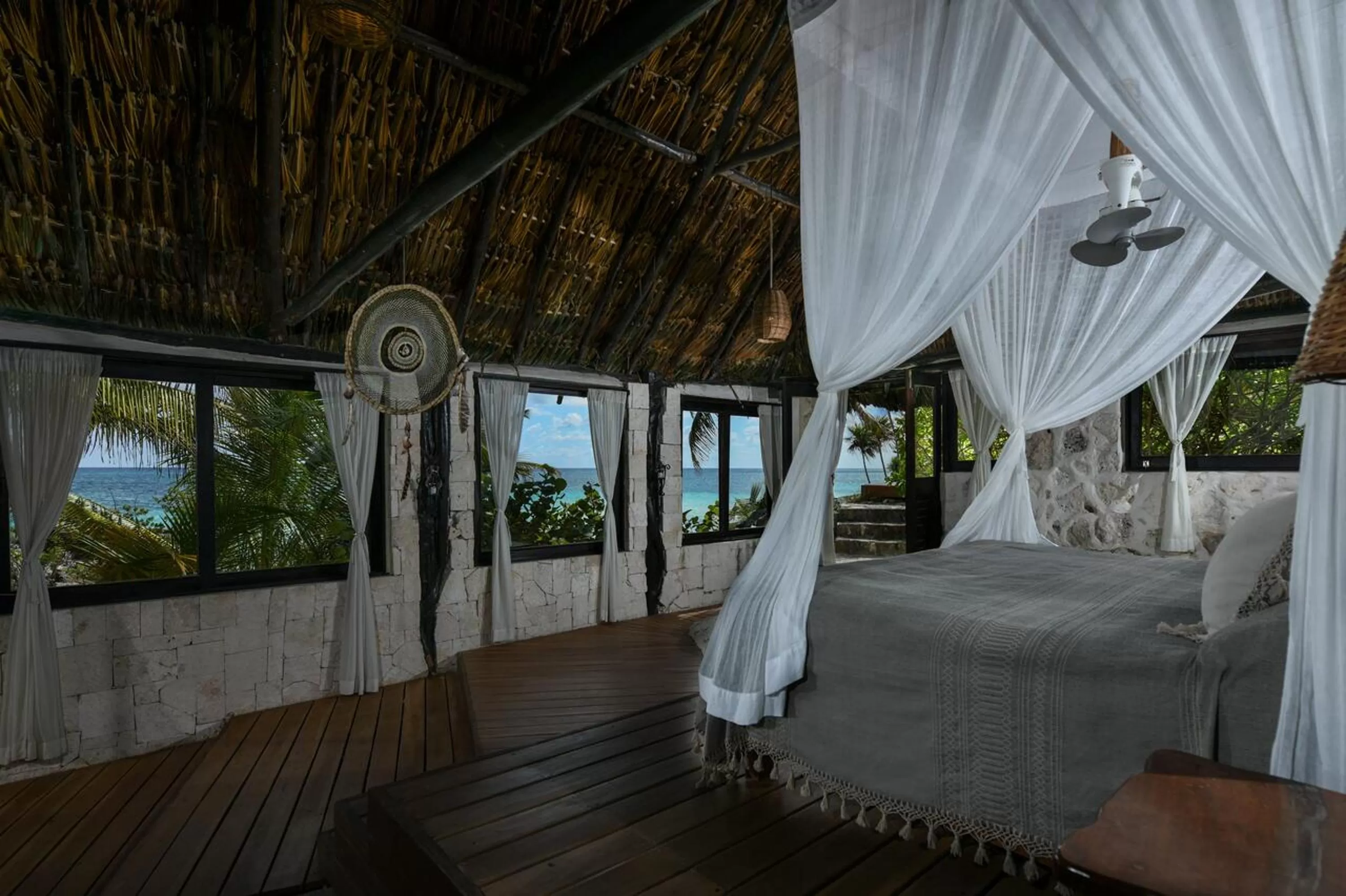 Photo of the whole room, Bed in Diamante K - Inside Tulum National Park