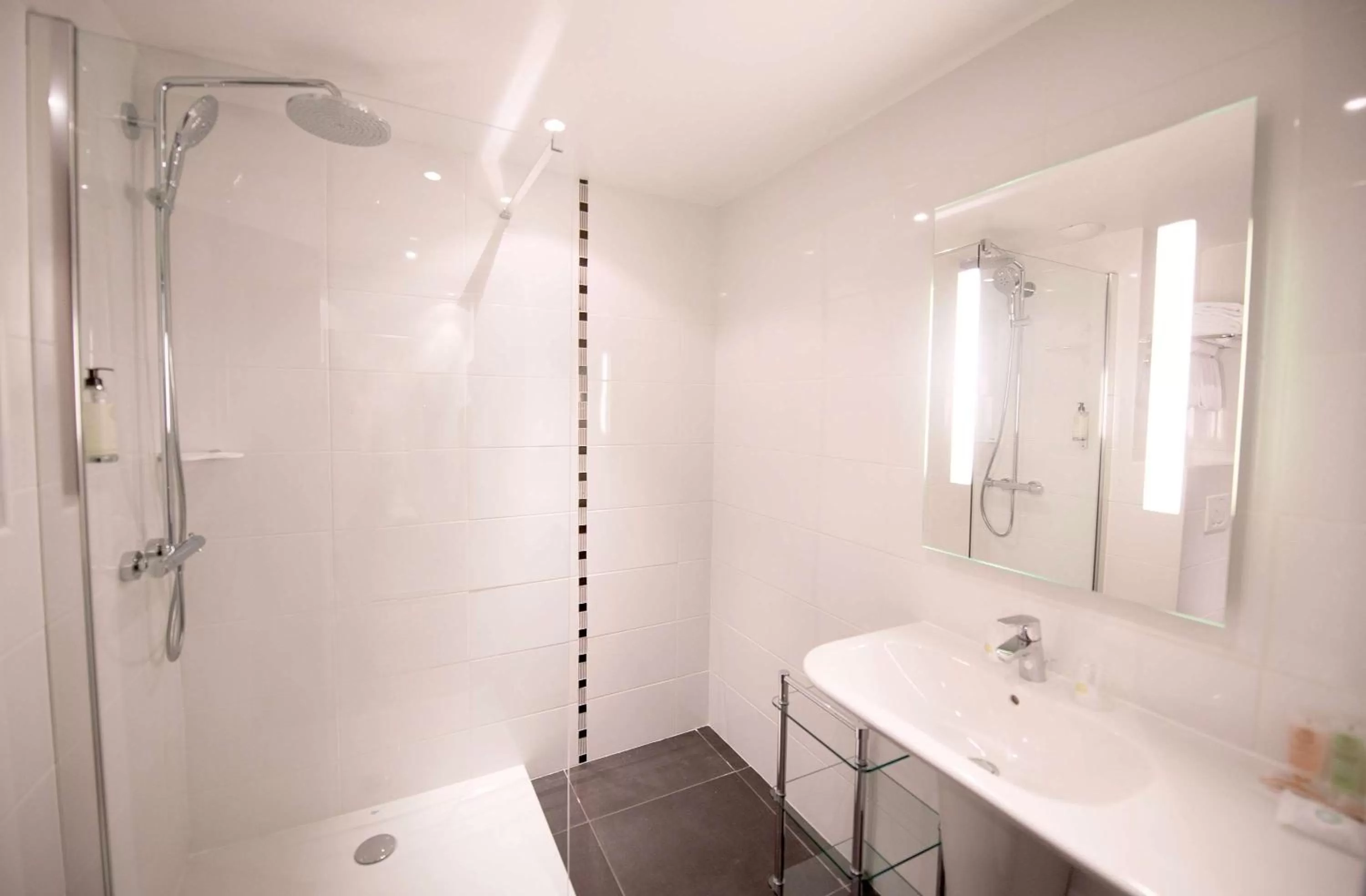 Shower in Best Western Premier Le Patio des Artistes Wellness Jacuzzi