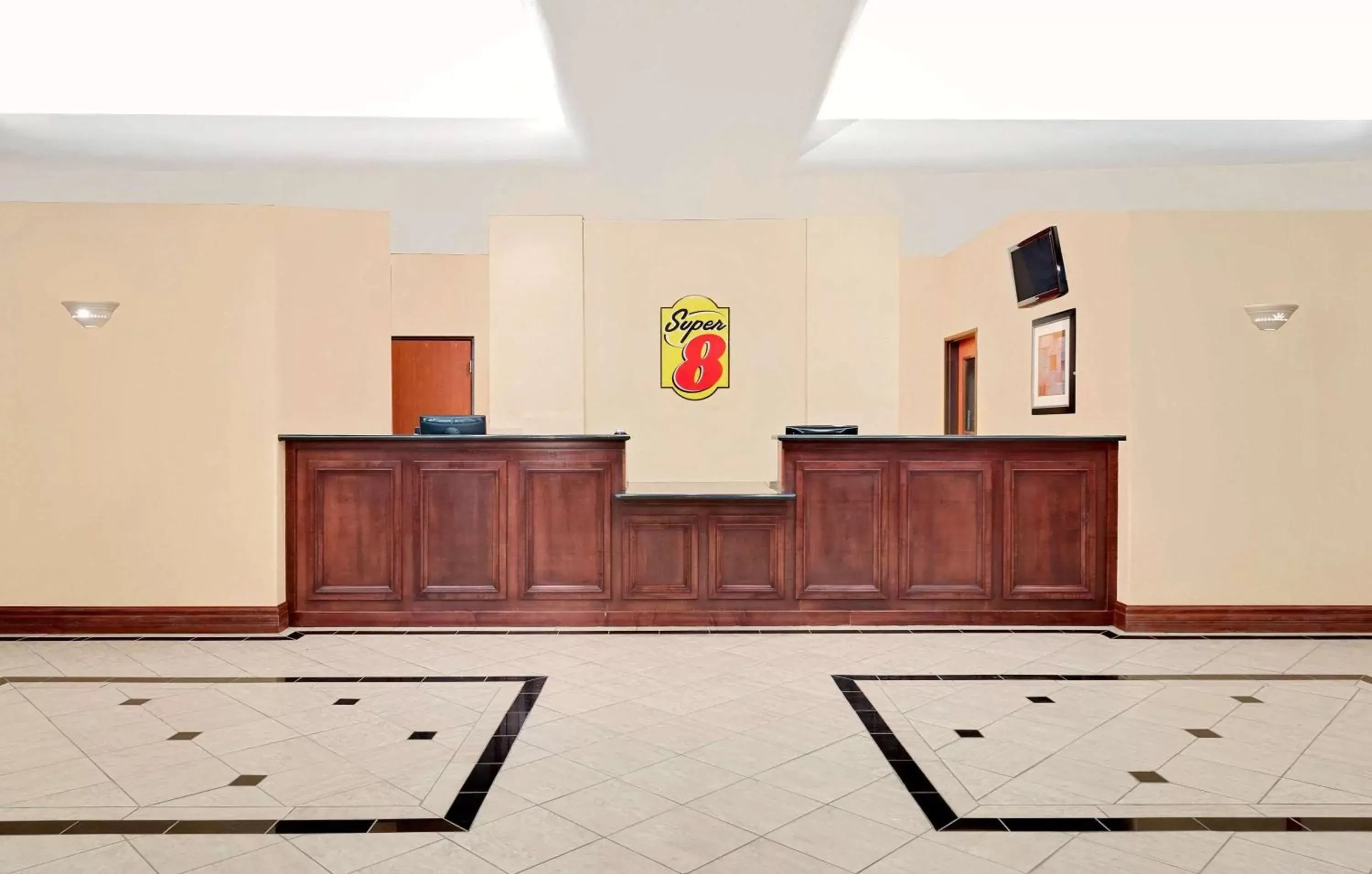 Lobby or reception in Super 8 by Wyndham Odessa TX Lobby or reception in Super 8 by Wyndham Odessa TX