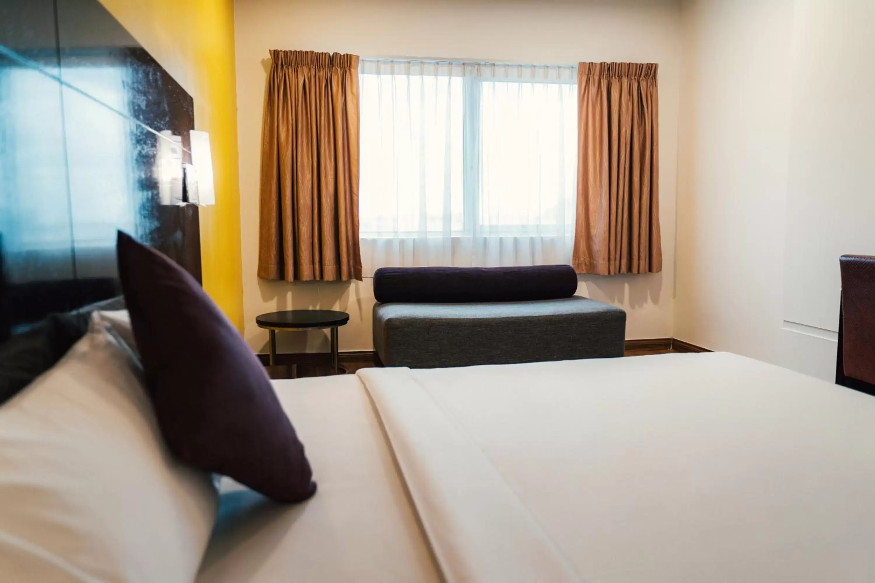 Bed in Hotel Sentral Riverview Melaka