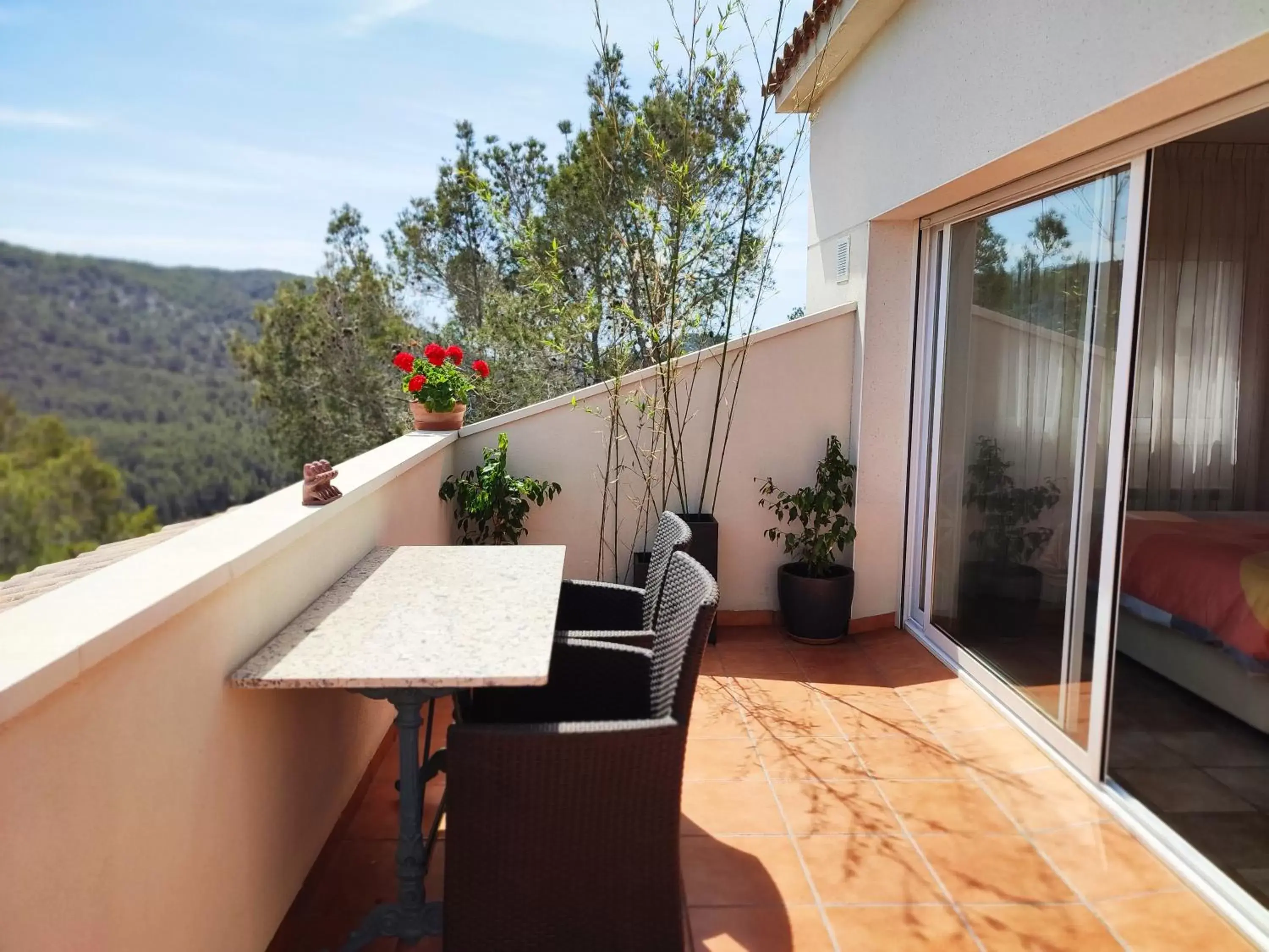Balcony/Terrace in Olivella Bed&breakfast