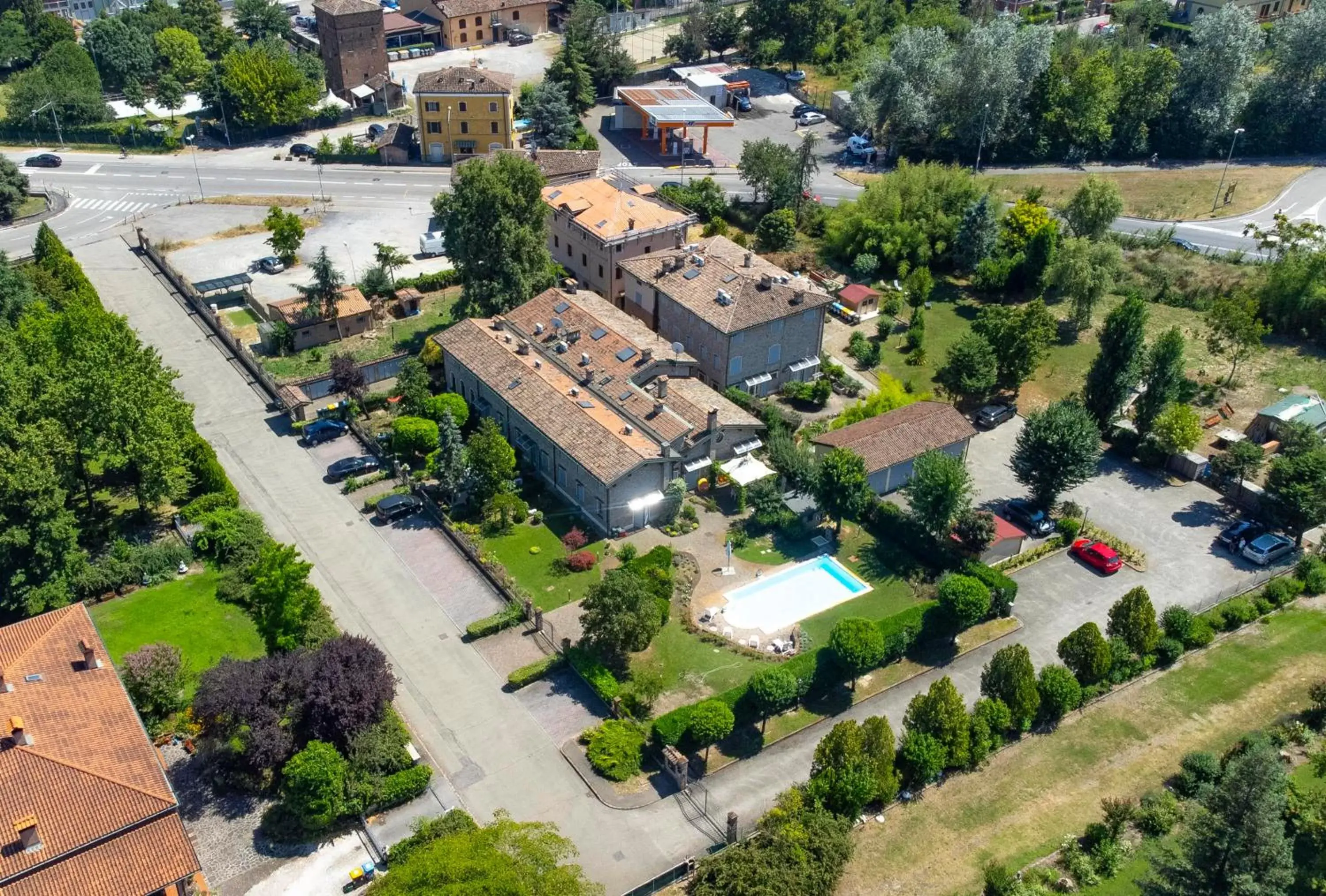 Property building, Bird's-eye View in Residence Antico Borgo