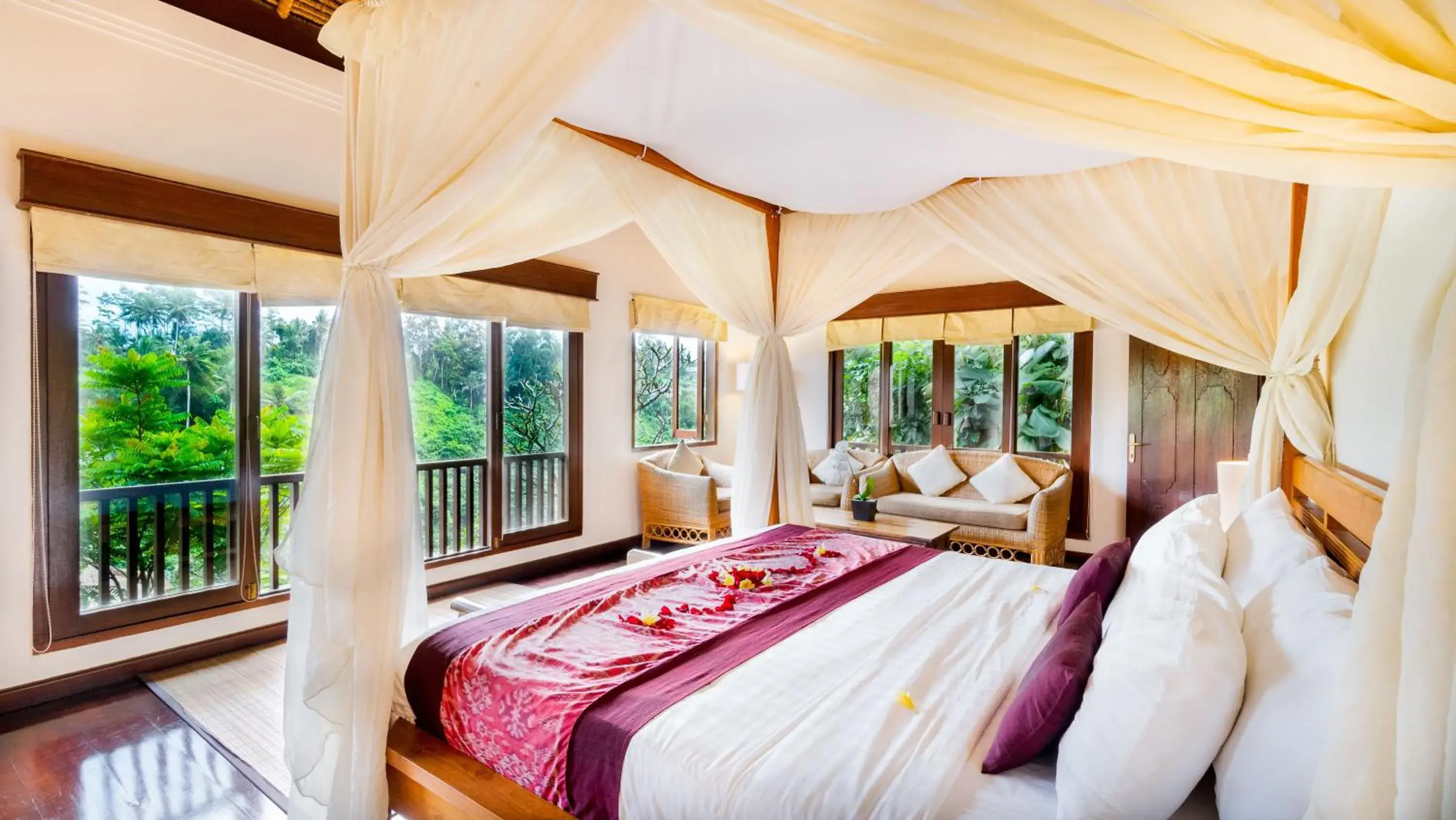 View (from property/room), Bed in Natura Resort and Spa