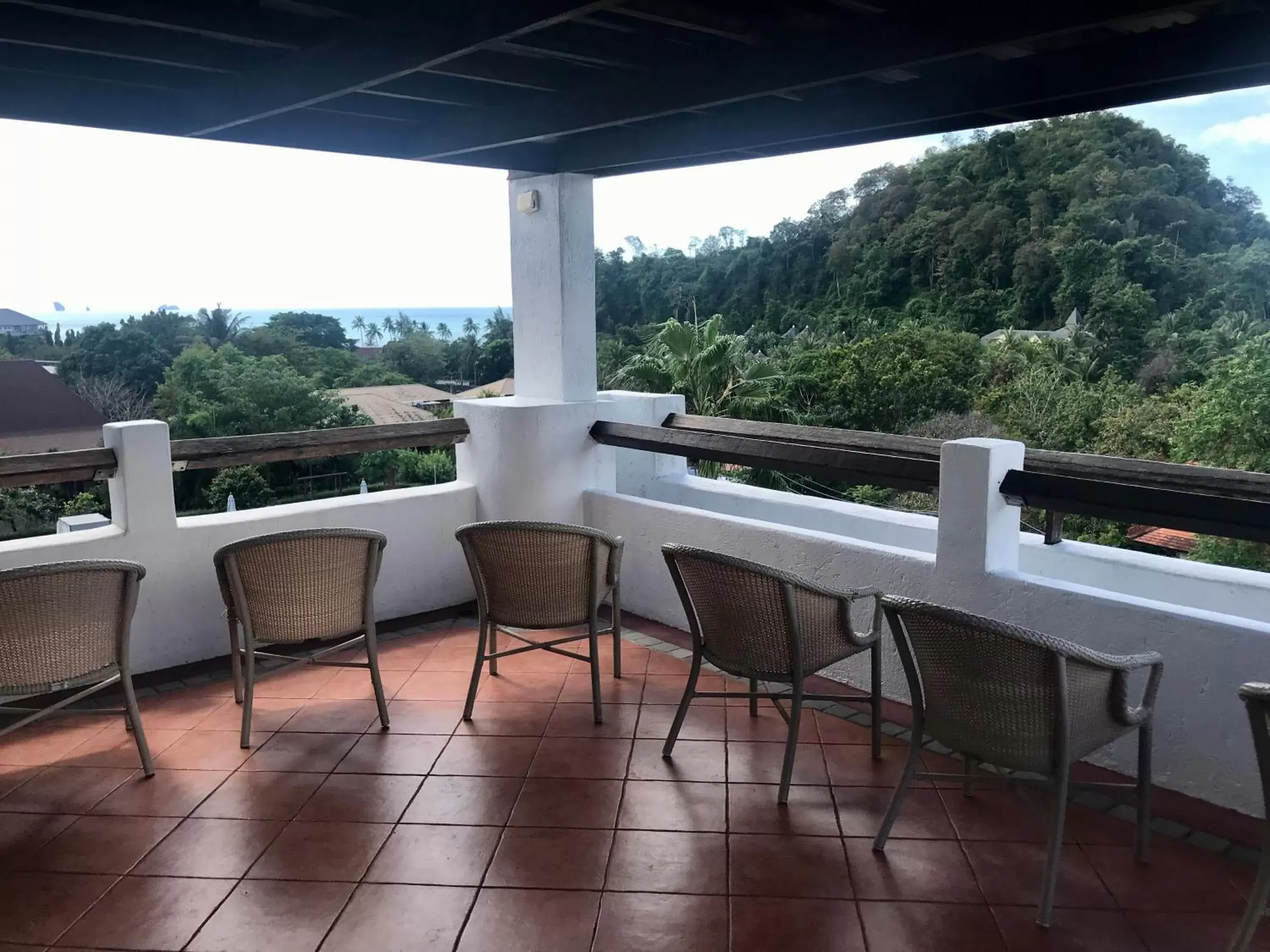 Patio, Balcony/Terrace in Ao Nang Colors Hotel - Aonang Beach