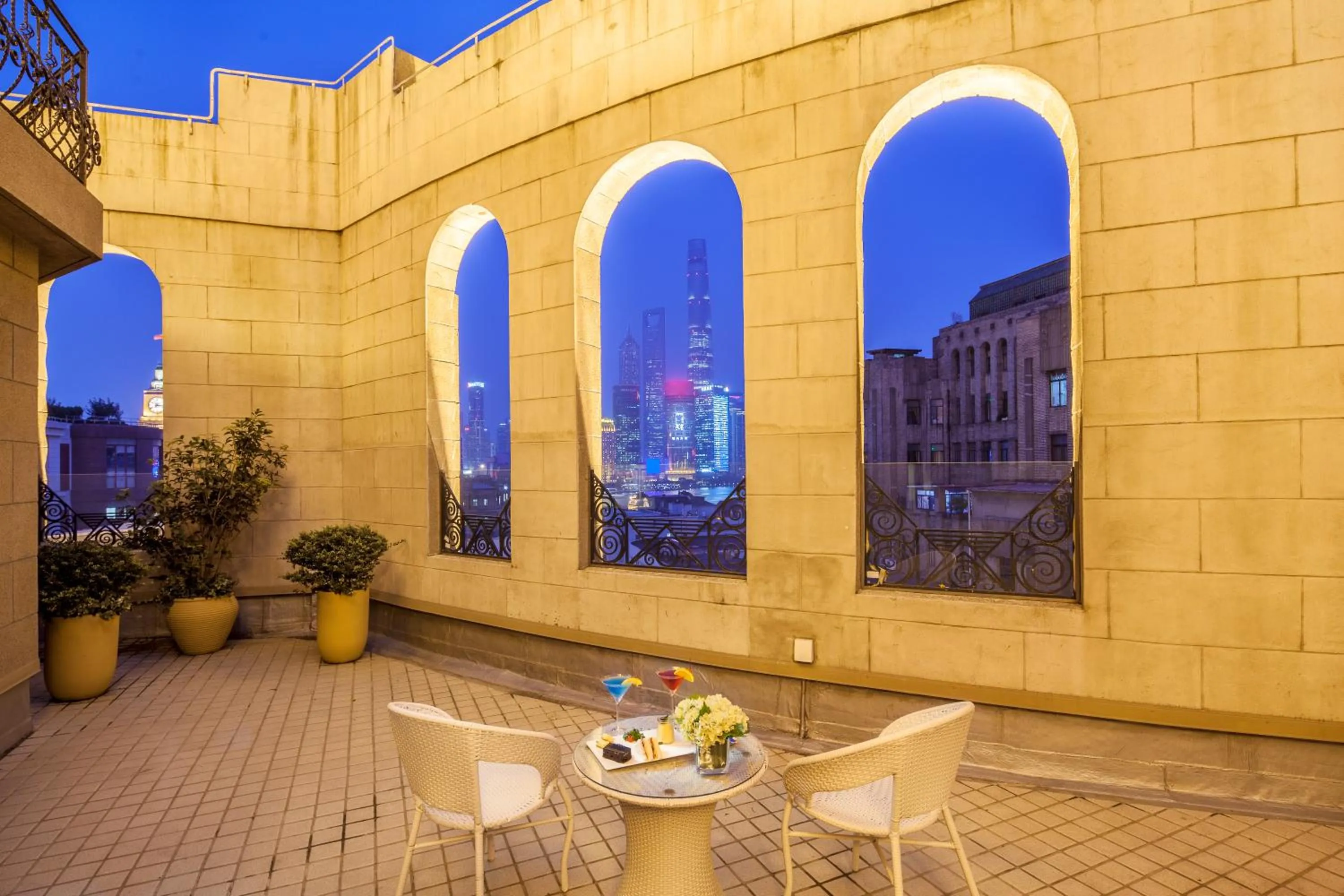 Patio in 上海外滩锦江都城新城饭店 Metropolo Xin Cheng Hotel, The Bund Shanghai
