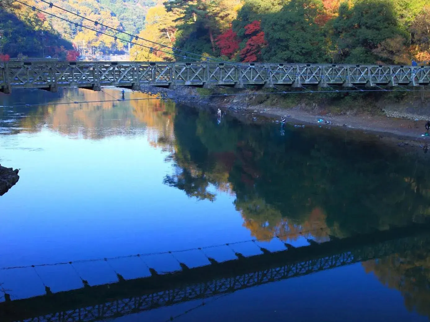 Off site, Lake View in Kyoto Uji Hanayashiki Ukifune-En