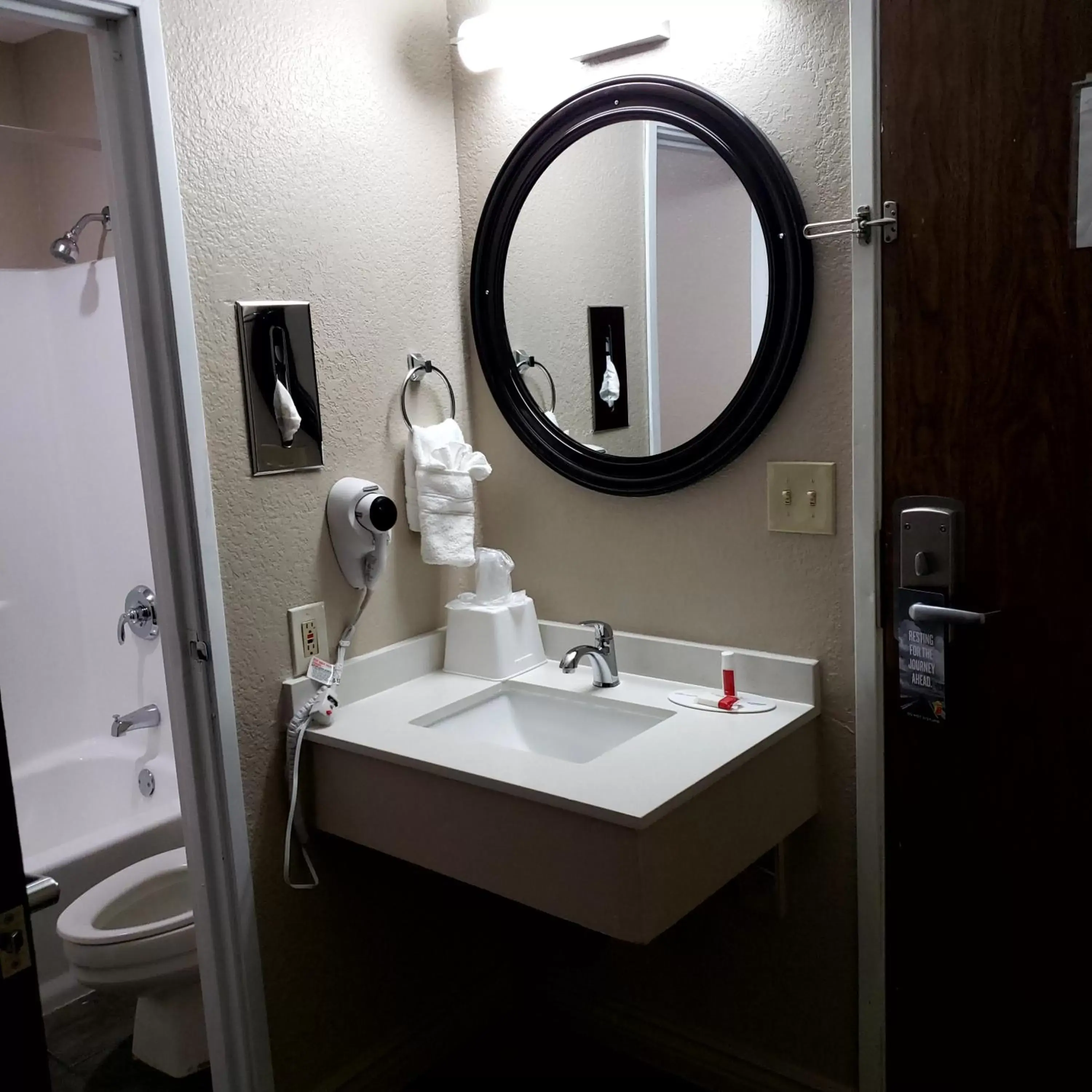 Bathroom in Super 8 by Wyndham Goodyear/Phoenix Area