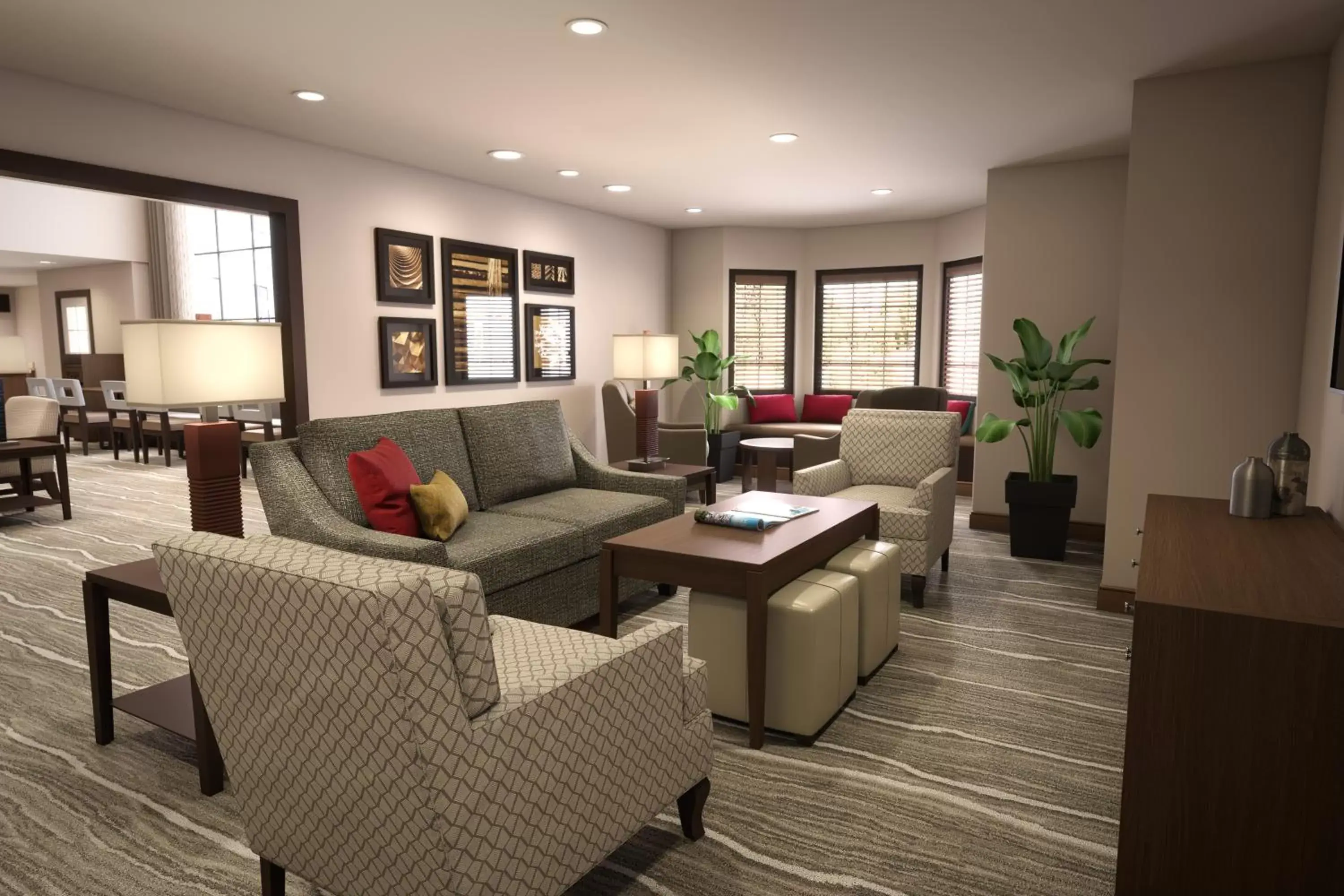 Seating Area in Staybridge Suites Quantico-Stafford, an IHG Hotel