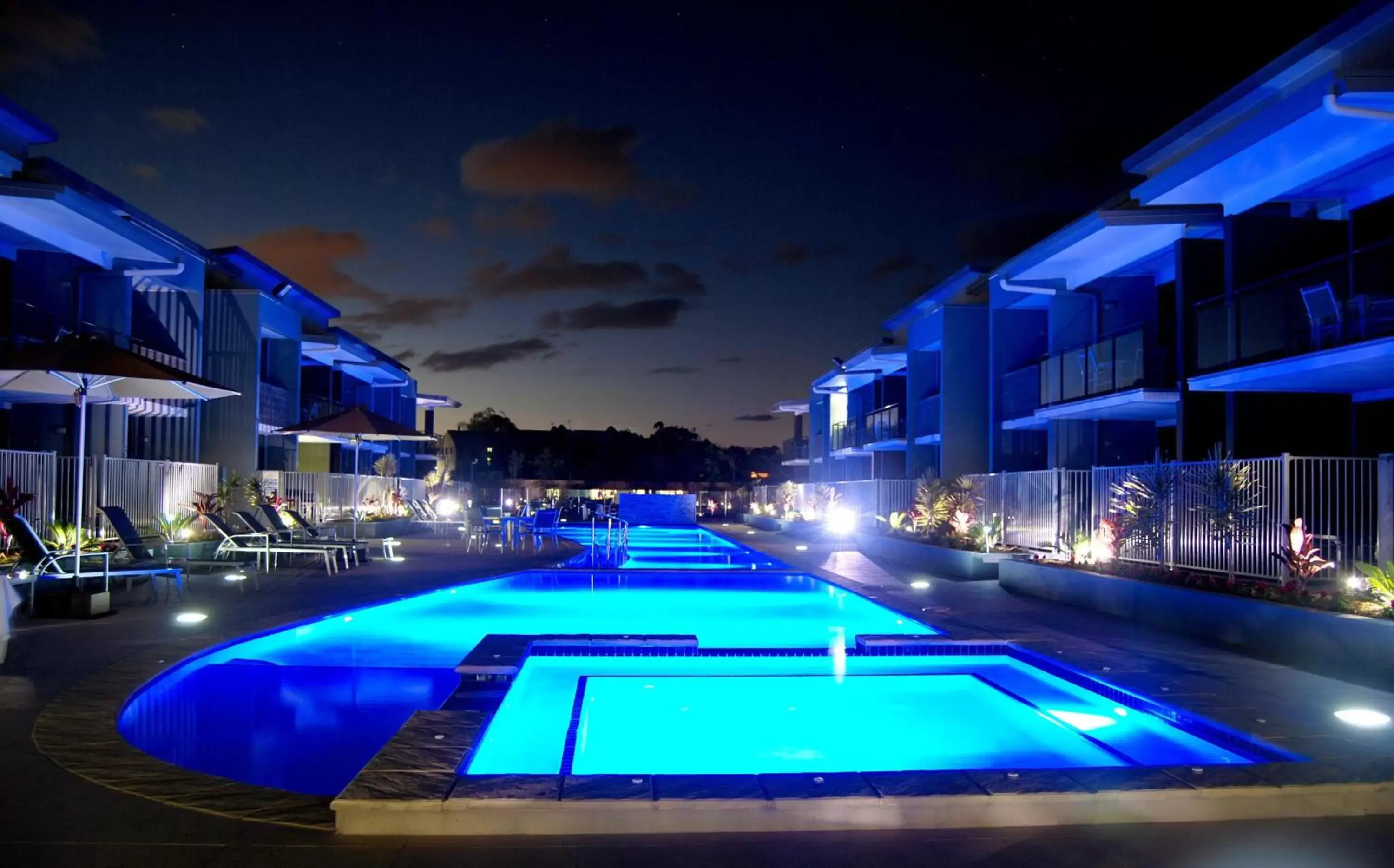 Night, Swimming Pool in Ramada by Wyndham Hervey Bay