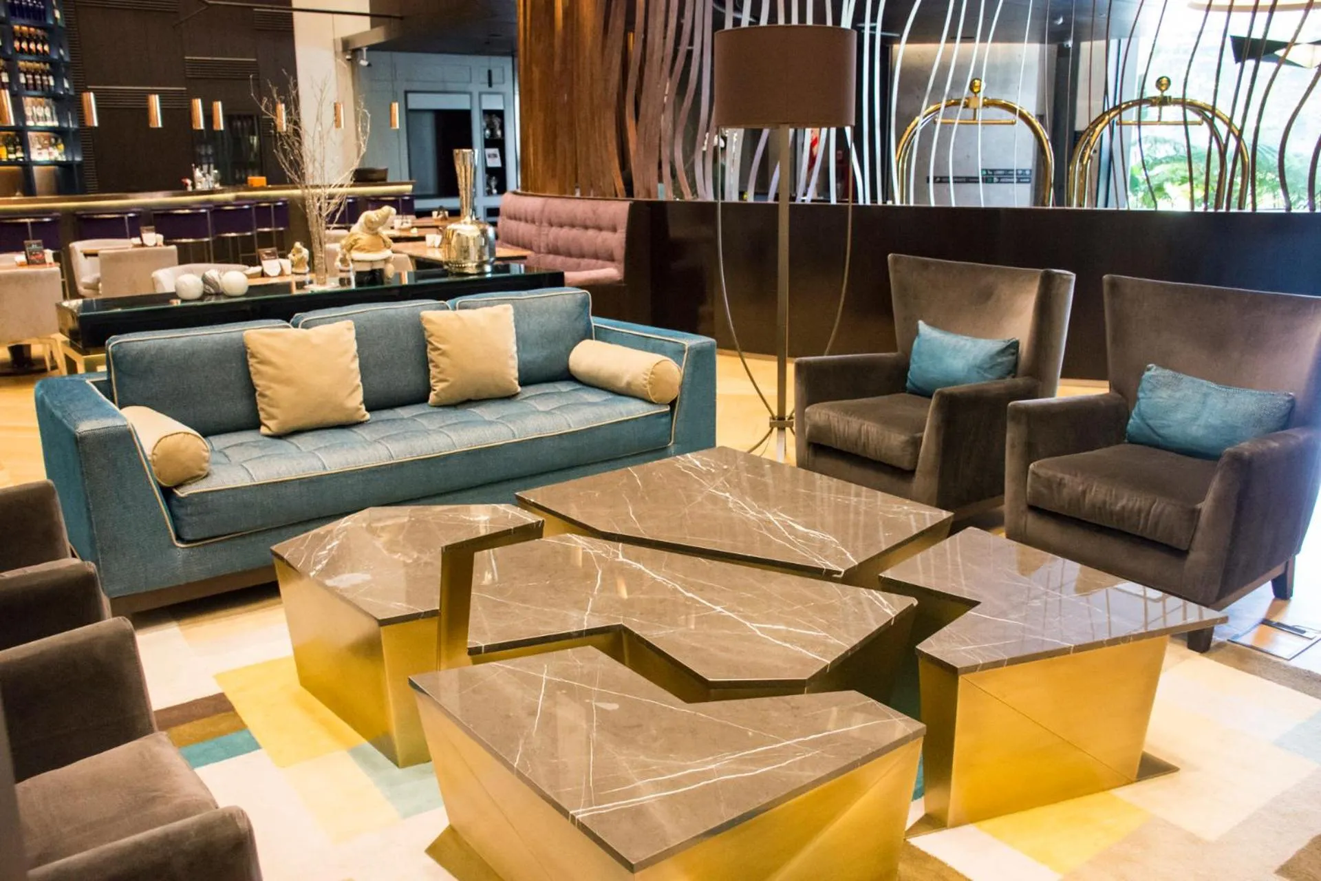 Lobby or reception in Grand Brizo La Plata