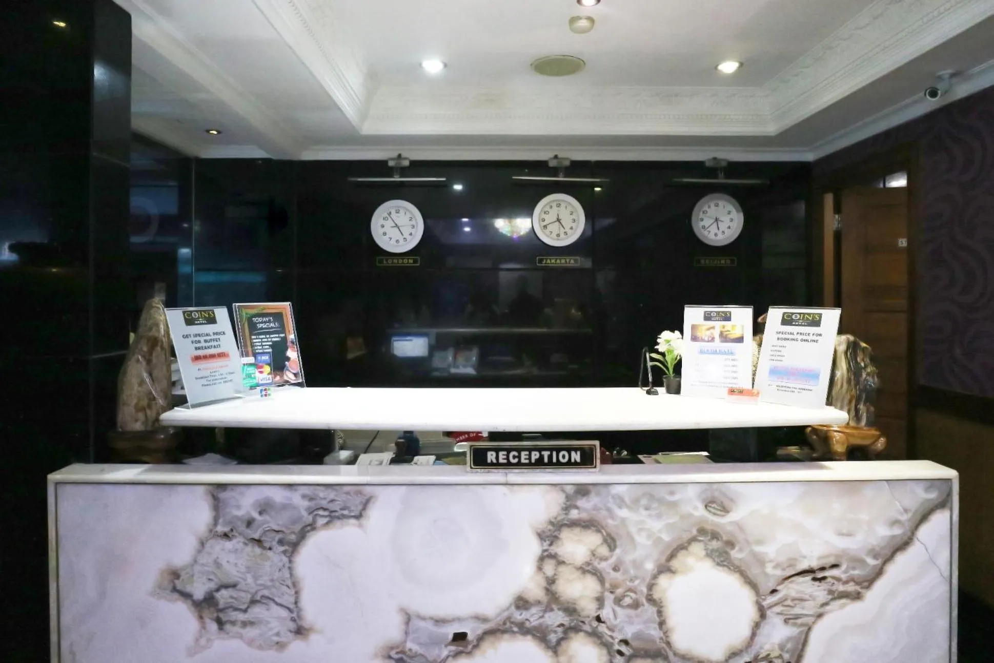 Lobby or reception in Coins Hotel Jakarta