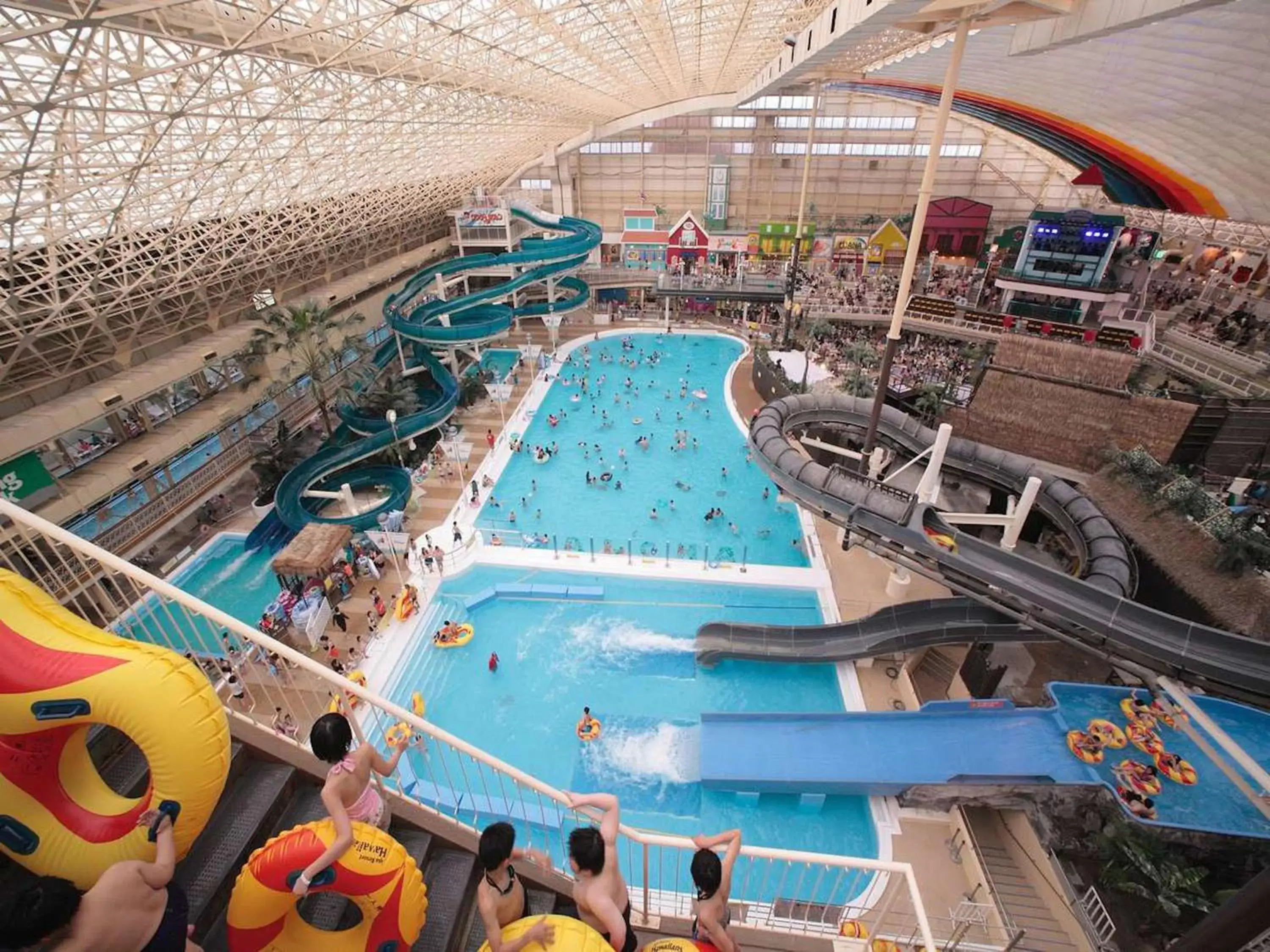 Aqua park, Water Park in Iwaki Washington Hotel