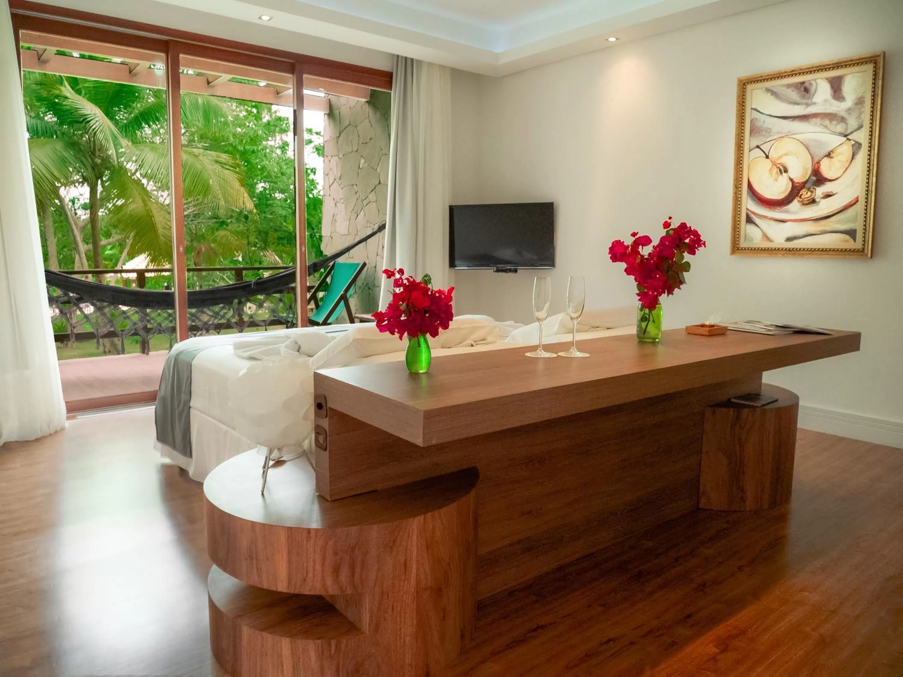 Bed in Pousada Sitio da Bia