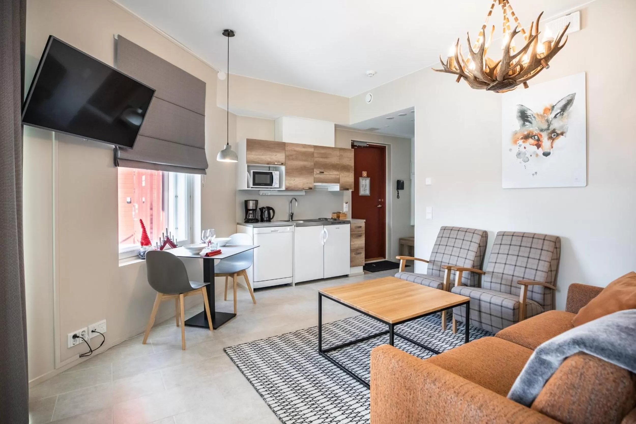 Living room in Santa Claus Holiday Village