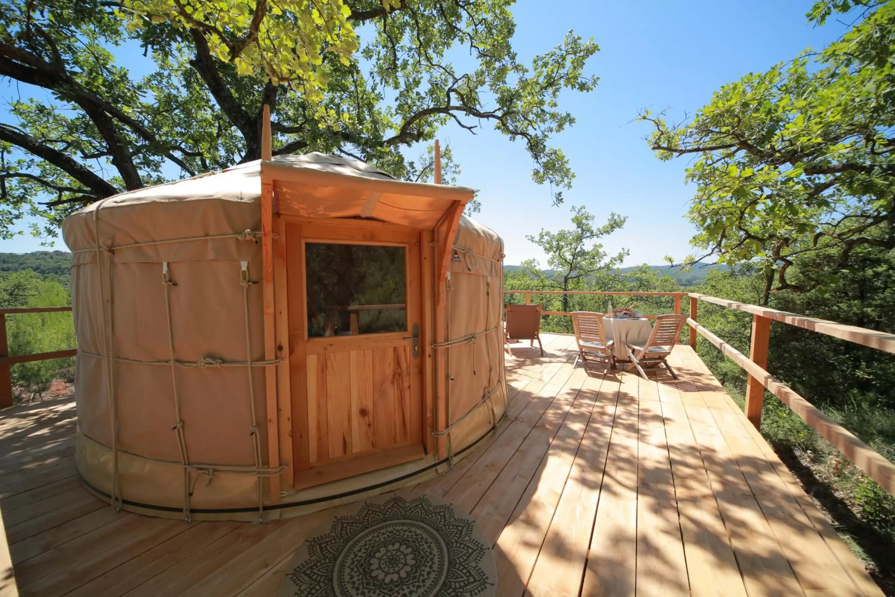 Bedroom in Les Yourtes de Provence