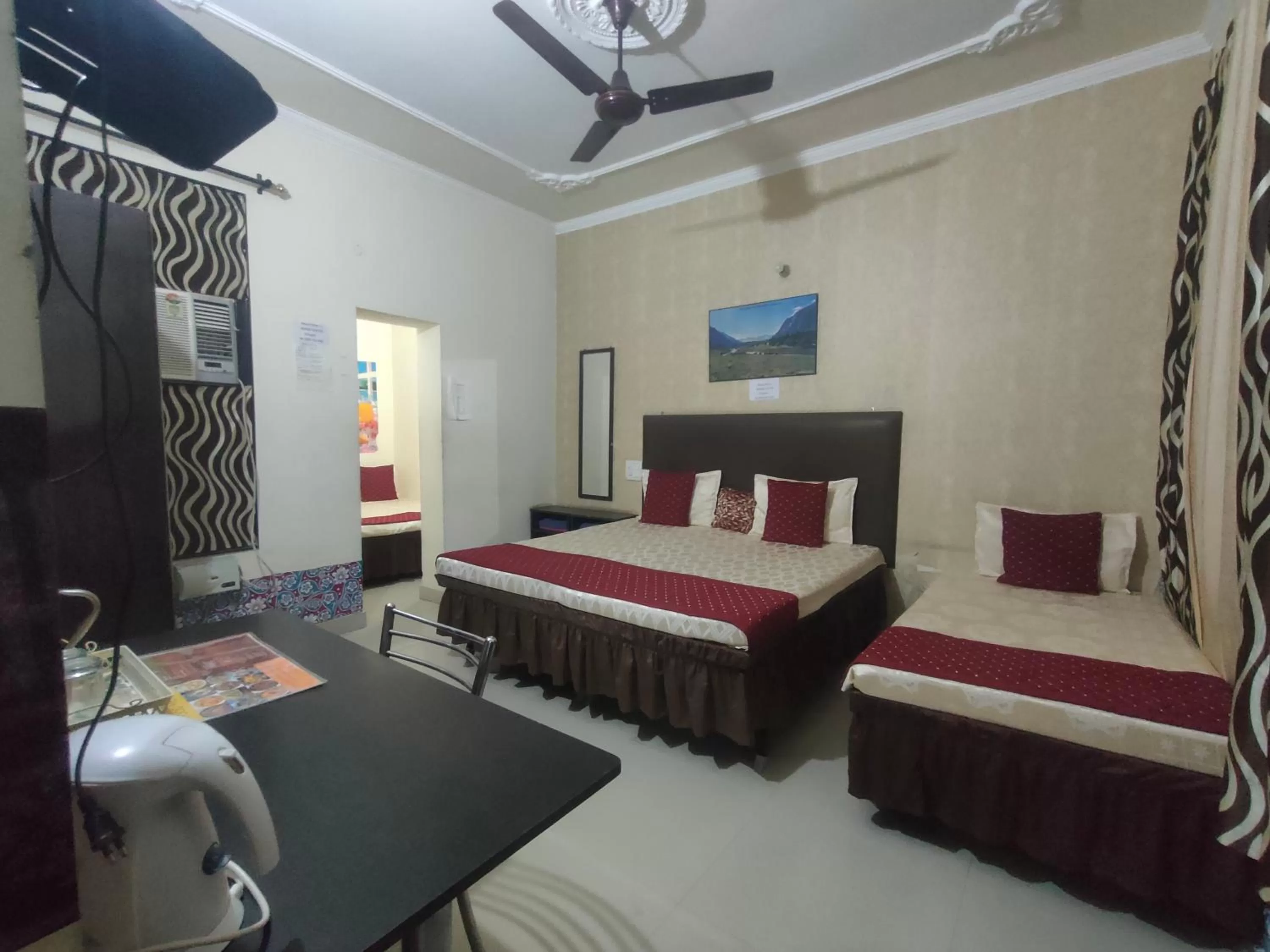 Bedroom, Bed in New Chandigarh Holiday Home