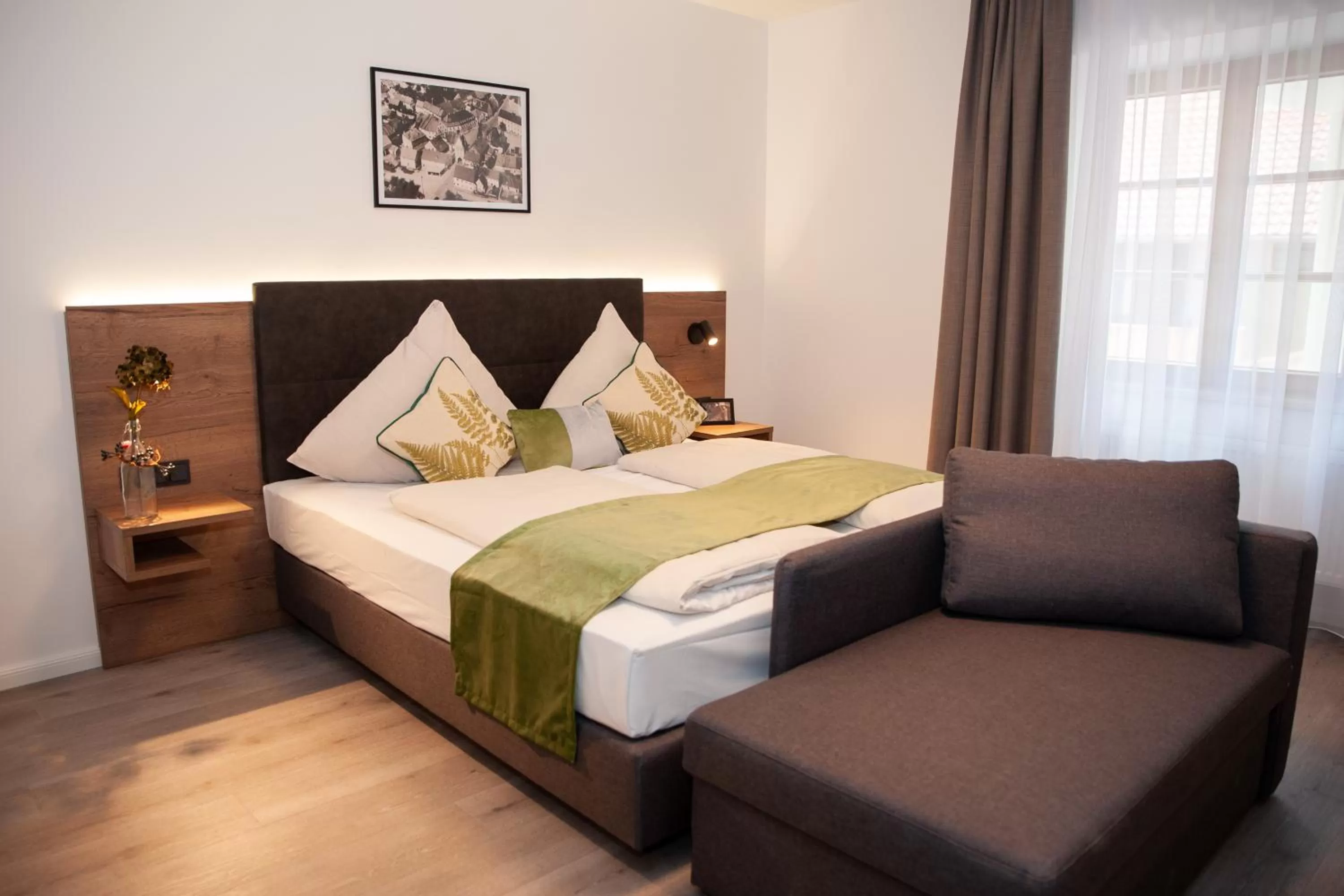 Bed in Gasthaus Stöttnerbräu