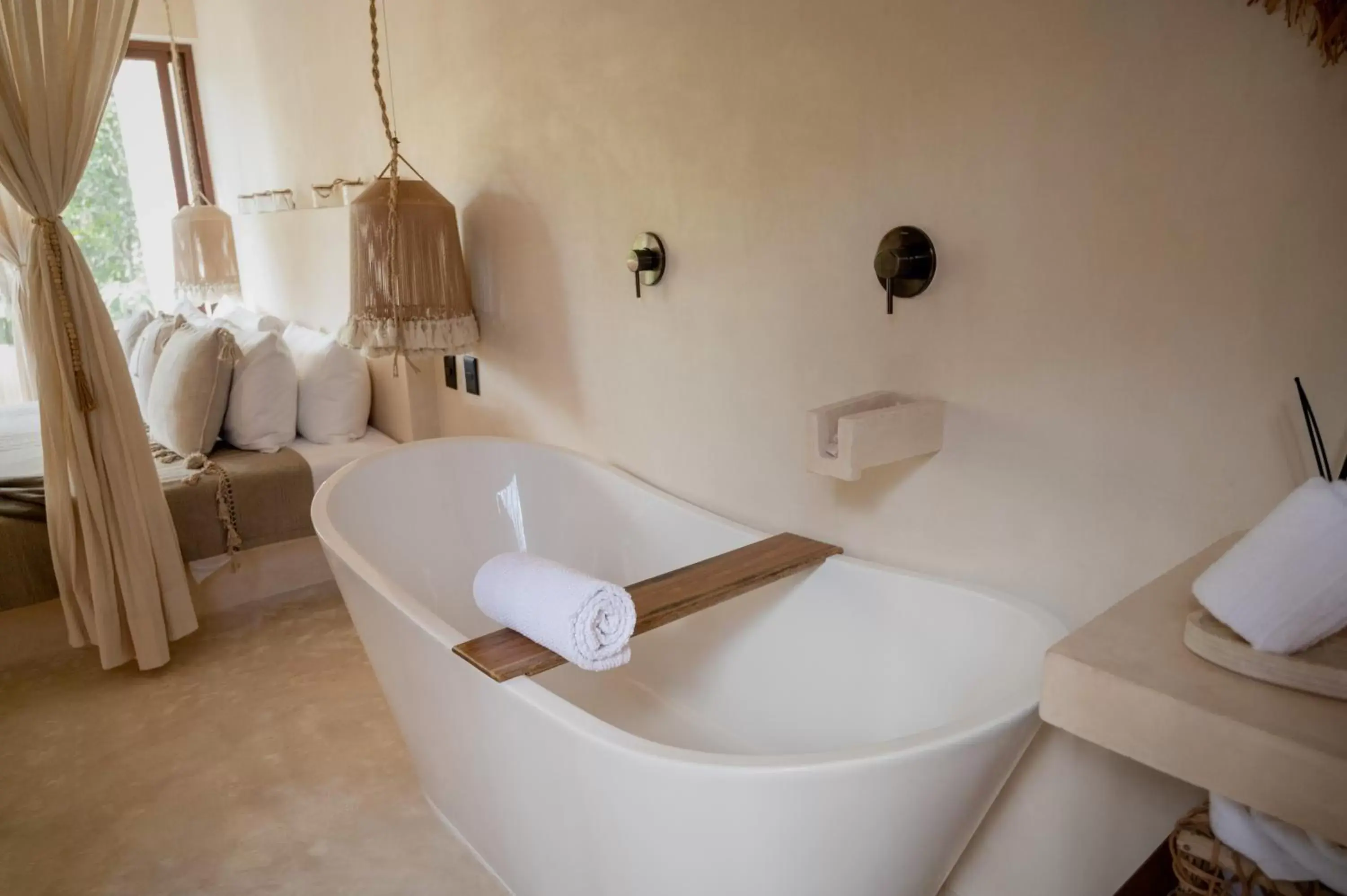 Bath, Bathroom in Romantic Rubi Tulum