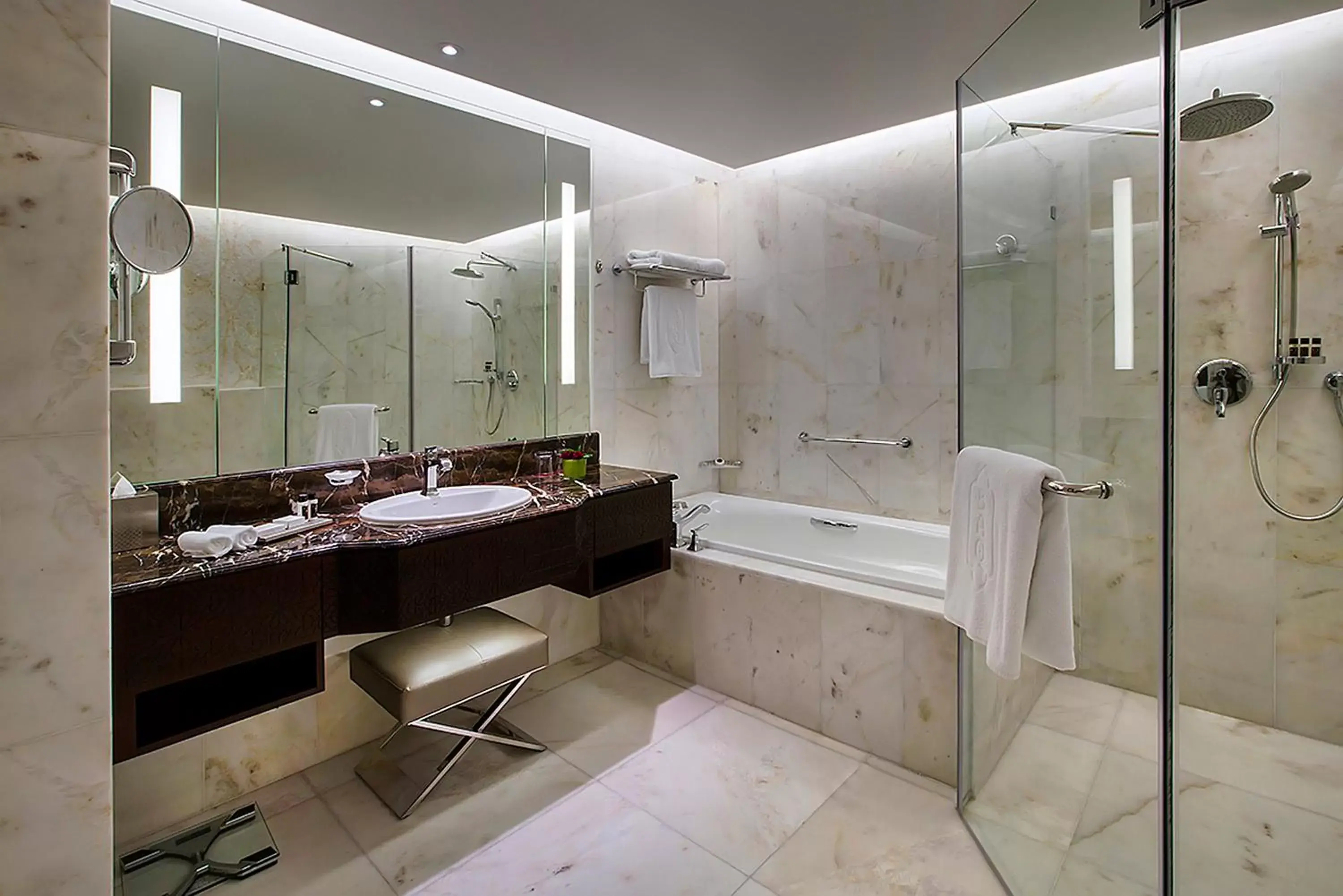 Shower, Bathroom in Bab Al Qasr Hotel