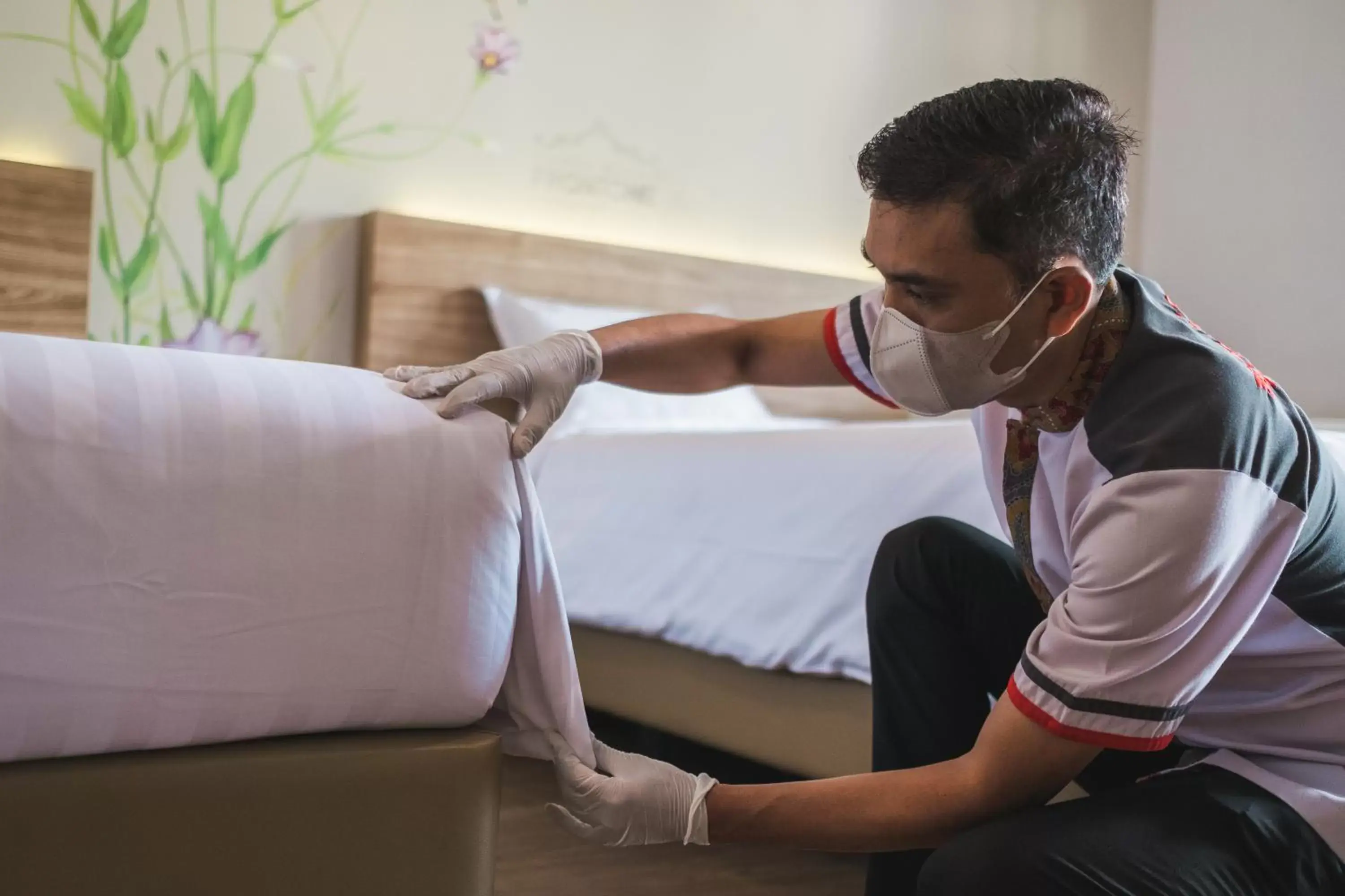 People, Bed in Three Eight Front One Boutique Batu Malang People, Bed in Three Eight Front One Boutique Batu Malang