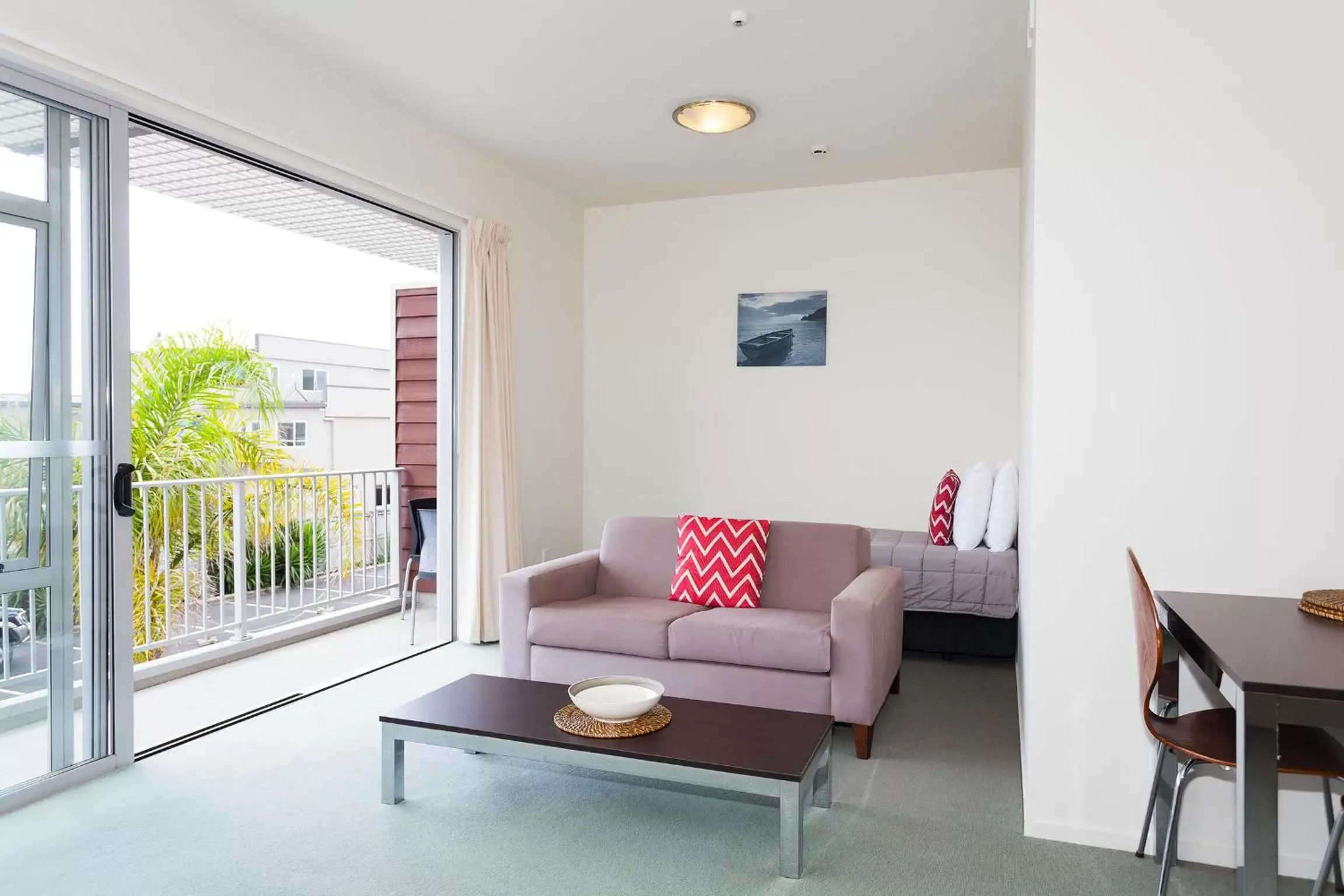 Balcony/Terrace, Seating Area in Beachside Resort Motel Whitianga