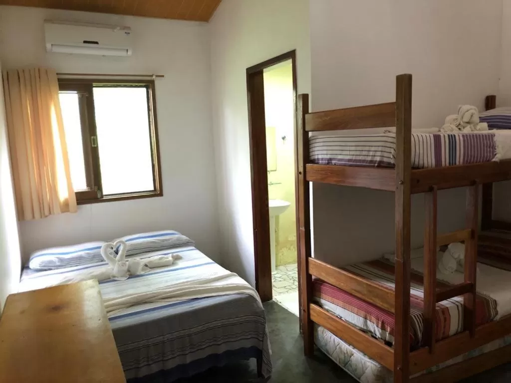 Bed in Pousada Aba da Serra