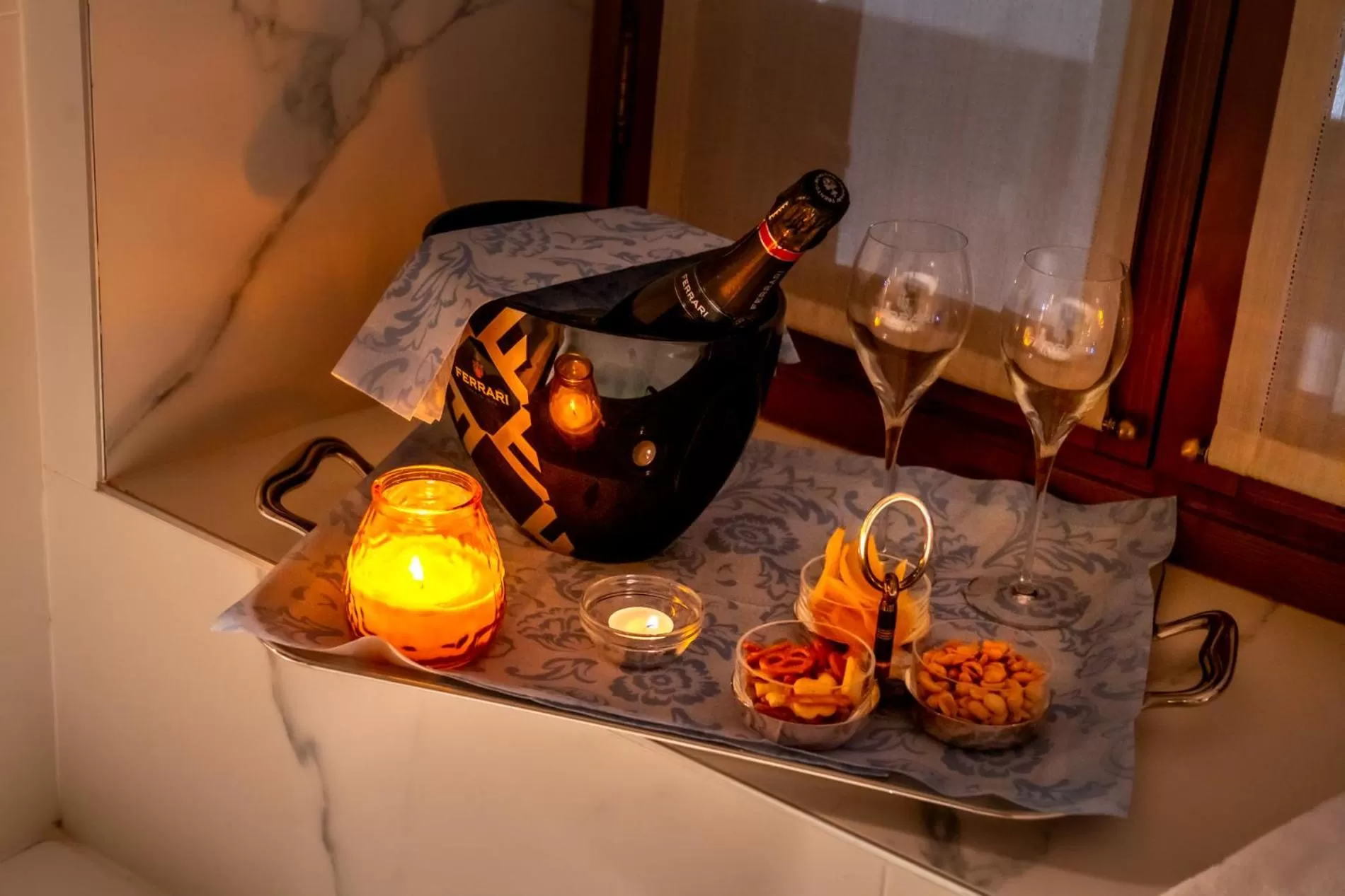 Food and drinks in Ambra Cortina Luxury&Fashion Hotel