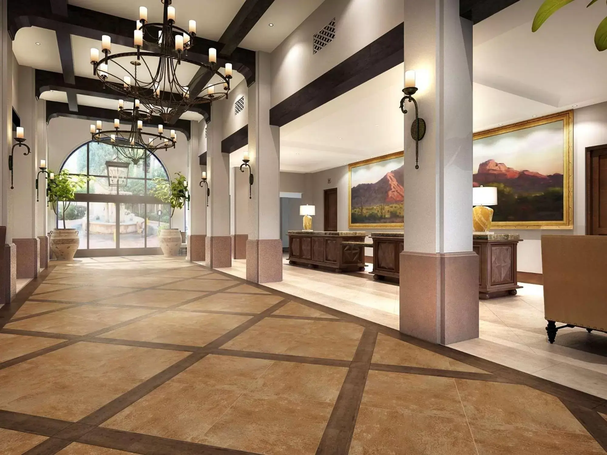 Lobby or reception, Lobby/Reception in Embassy Suites by Hilton Scottsdale Resort