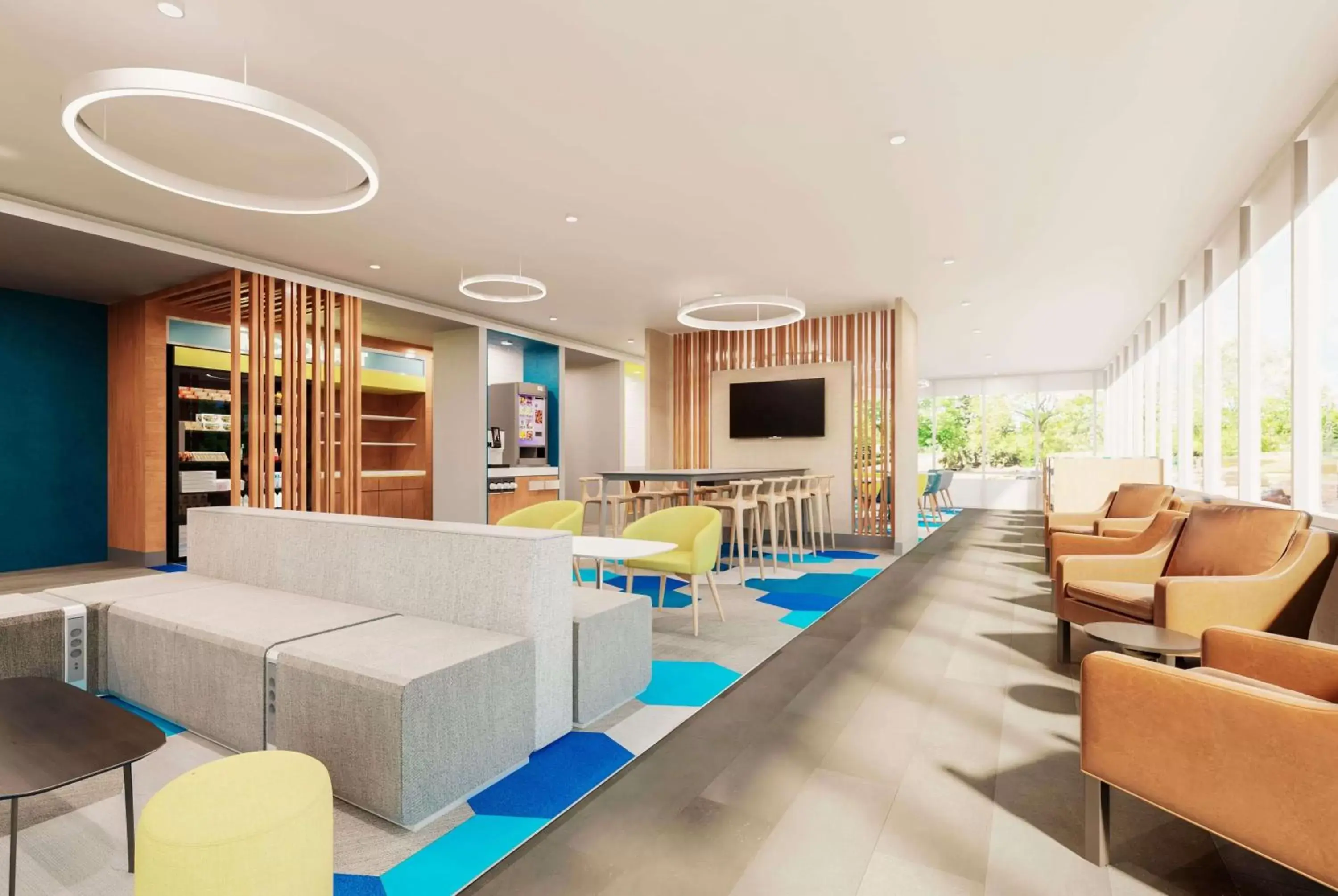 Seating area, Lounge/Bar in Microtel Inn & Suites by Wyndham Winchester