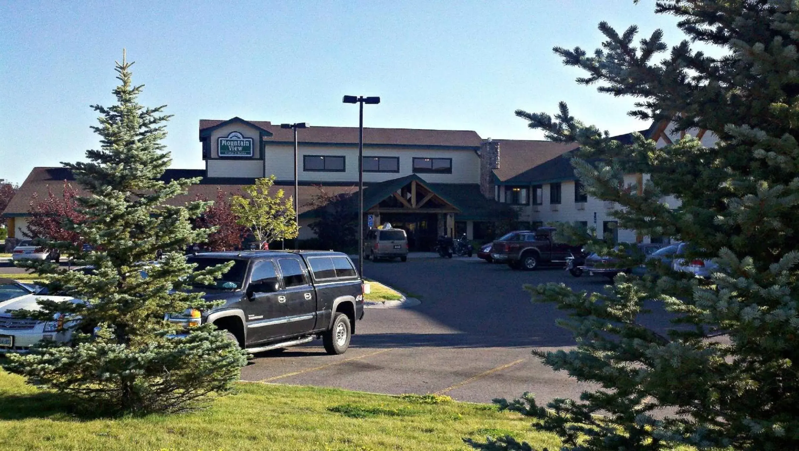 Facade/entrance, Property Building in MountainView Lodge and Suites