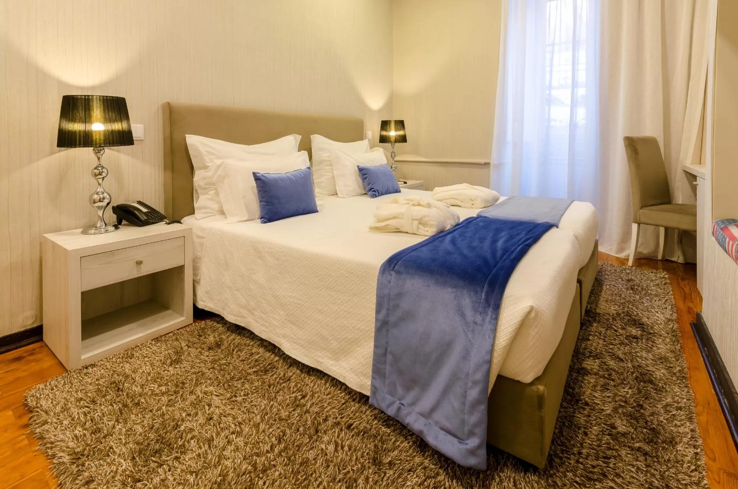 Bedroom, Bed in Hotel INN Rossio