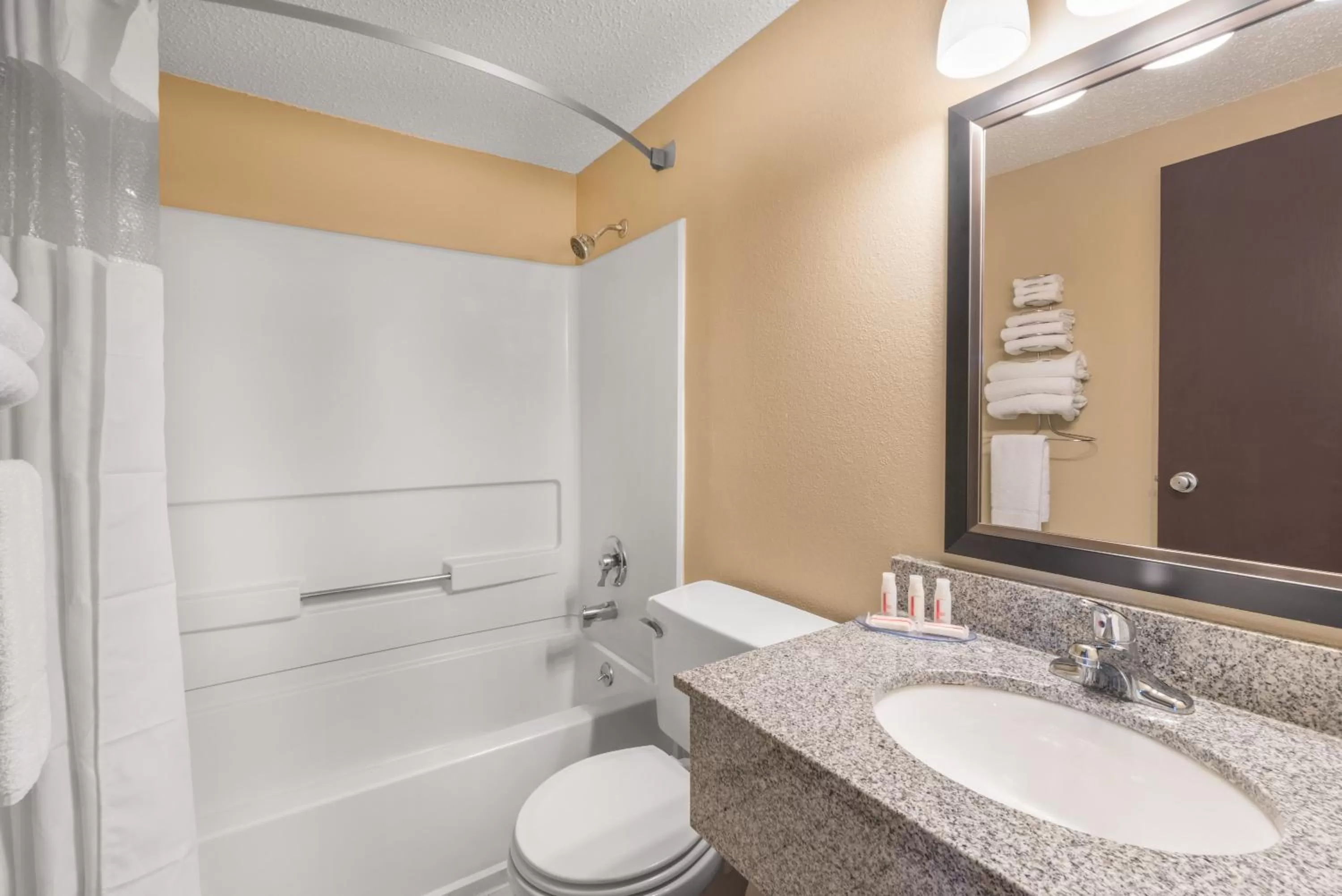 Shower in Super 8 by Wyndham Pierre SD