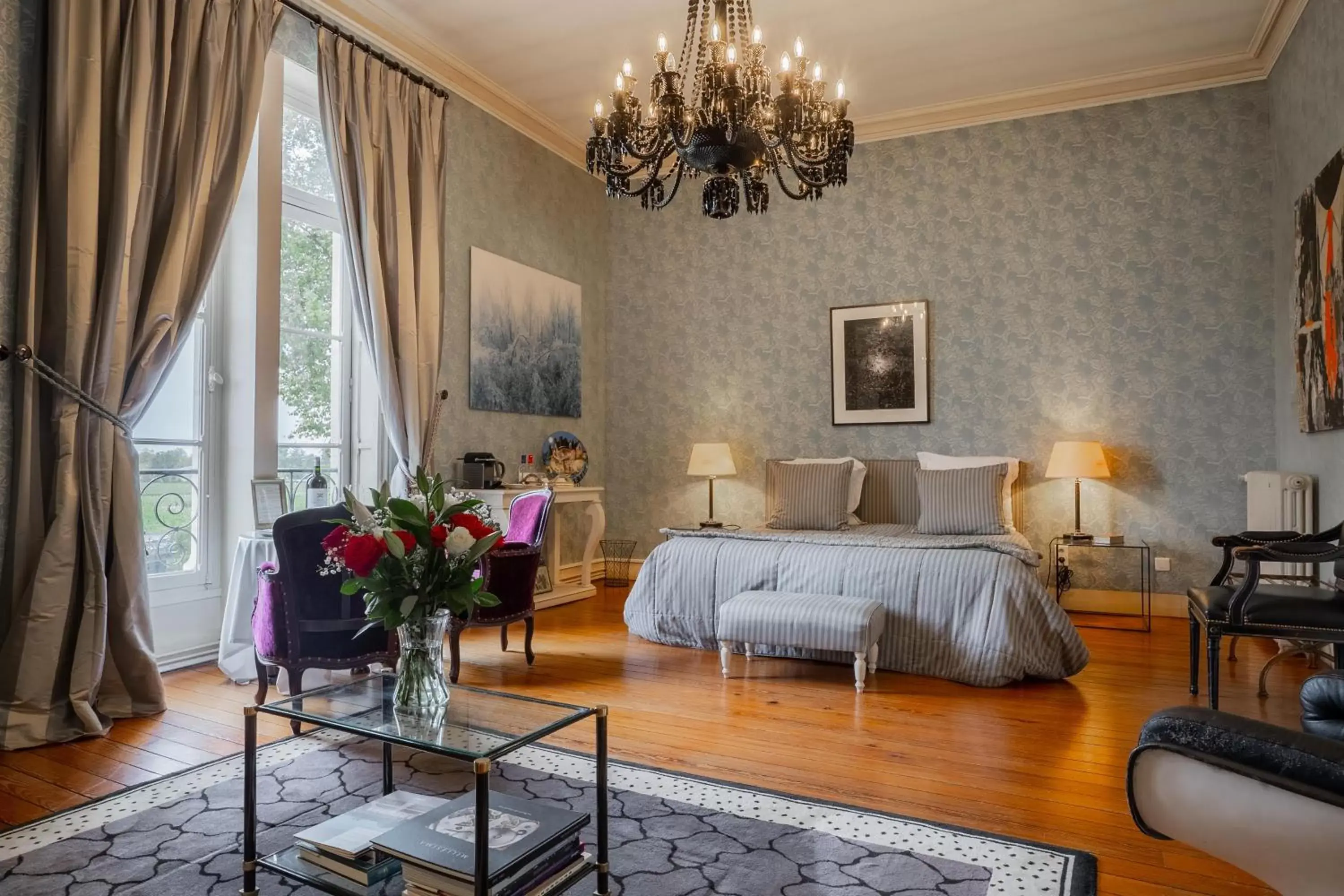 Bedroom in Château Pape Clément