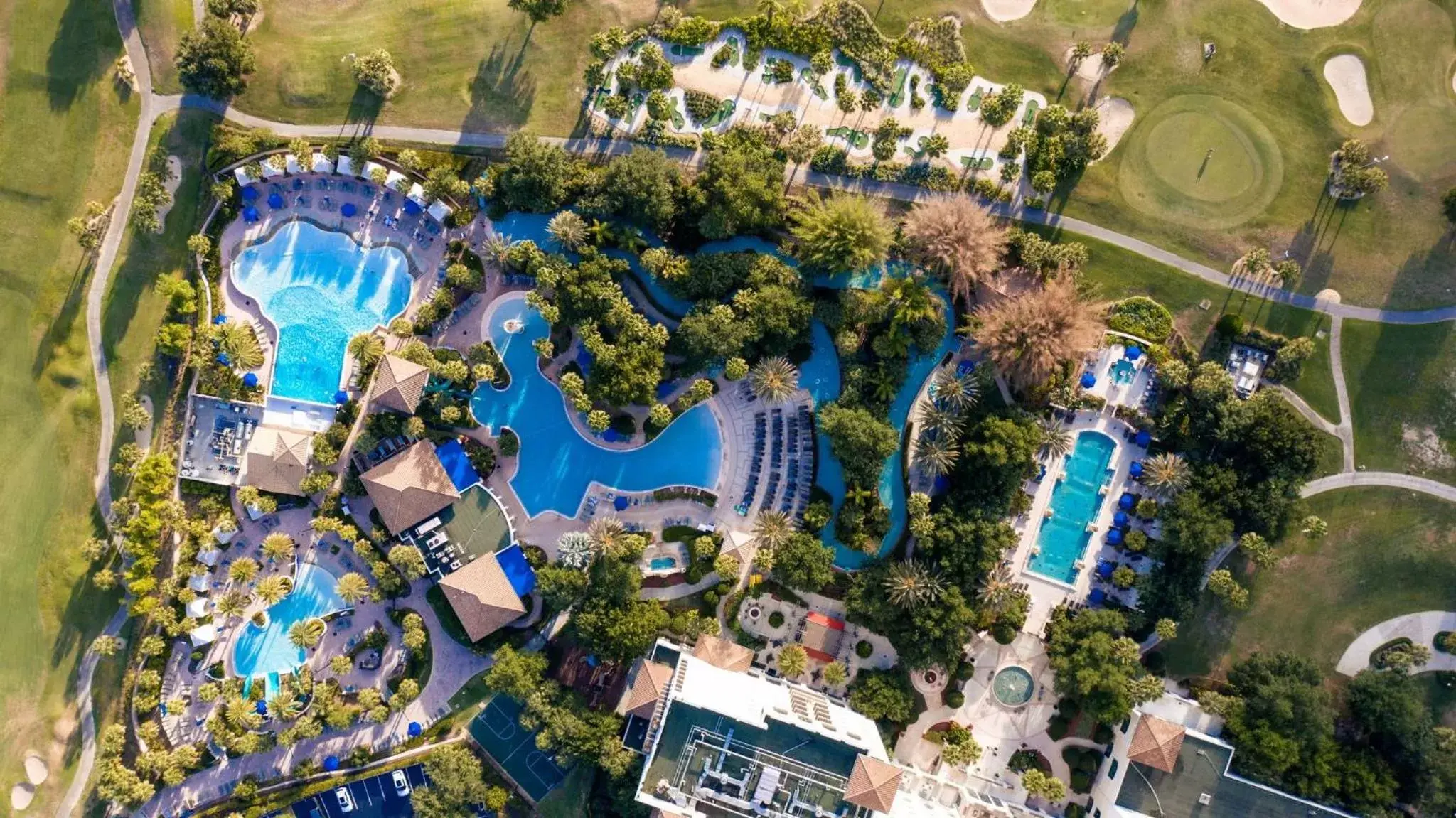 Swimming pool, Bird's-eye View in Omni Orlando Resort at Championsgate