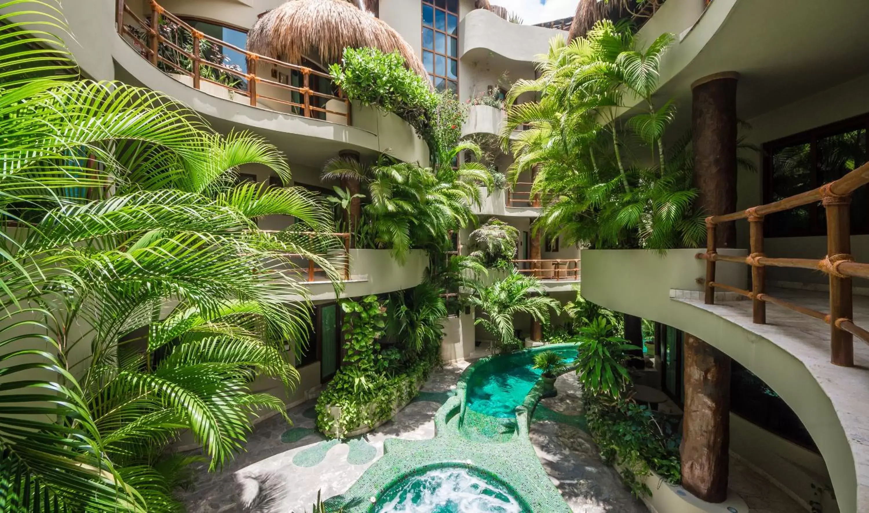 Garden, Pool View in Maya Villa Condo Hotel and Beachclub