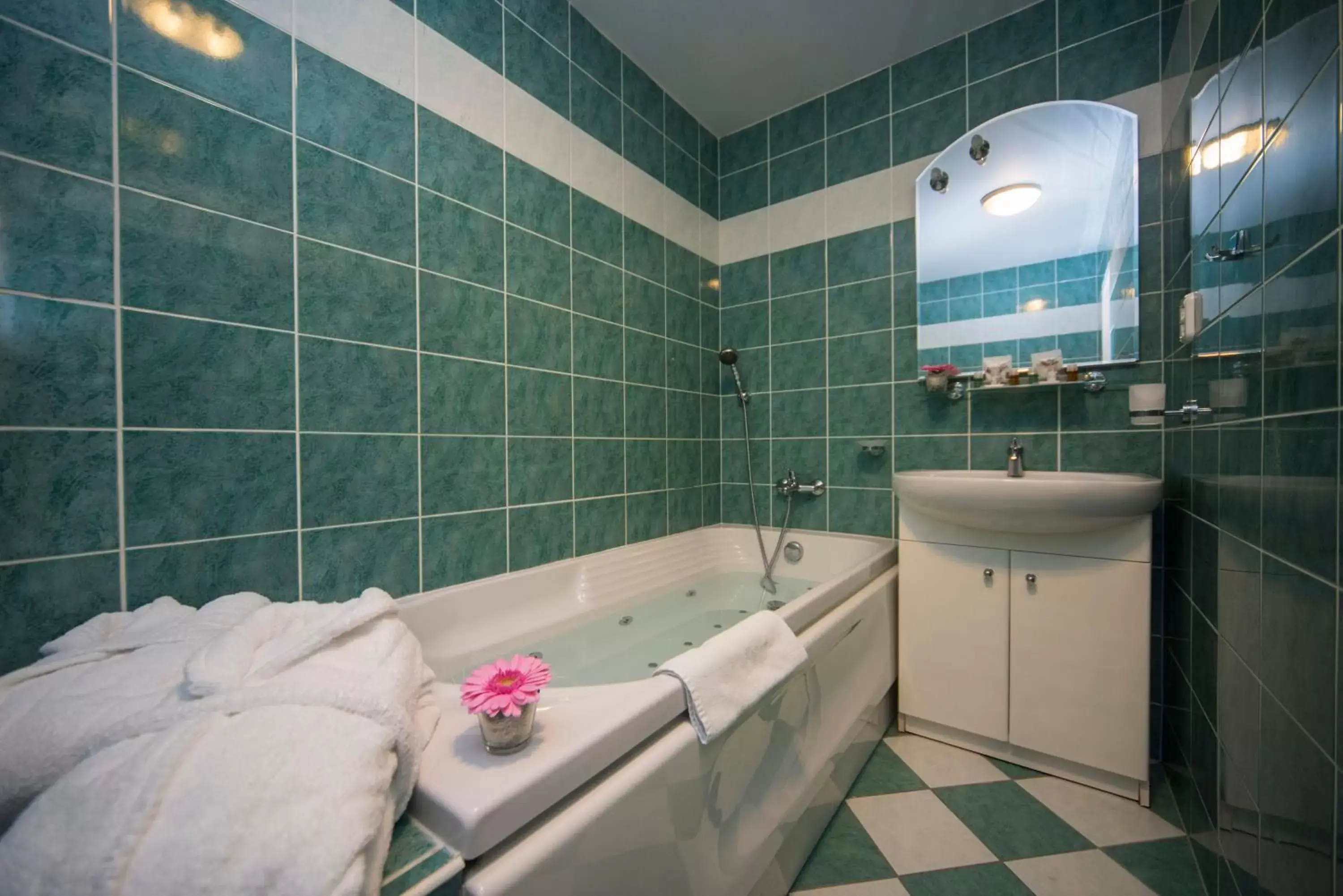 Bathroom in TOP HOTEL Praha